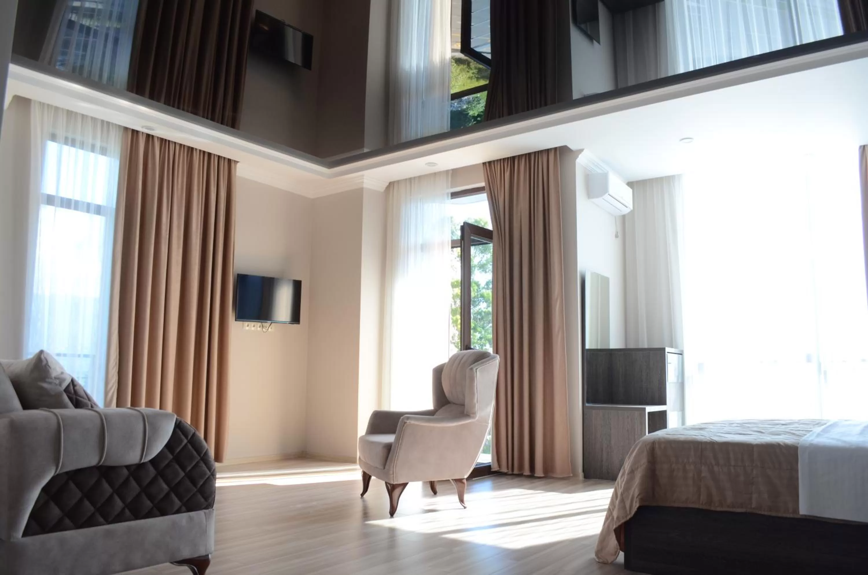 Bed in Hotel Skyline Batumi