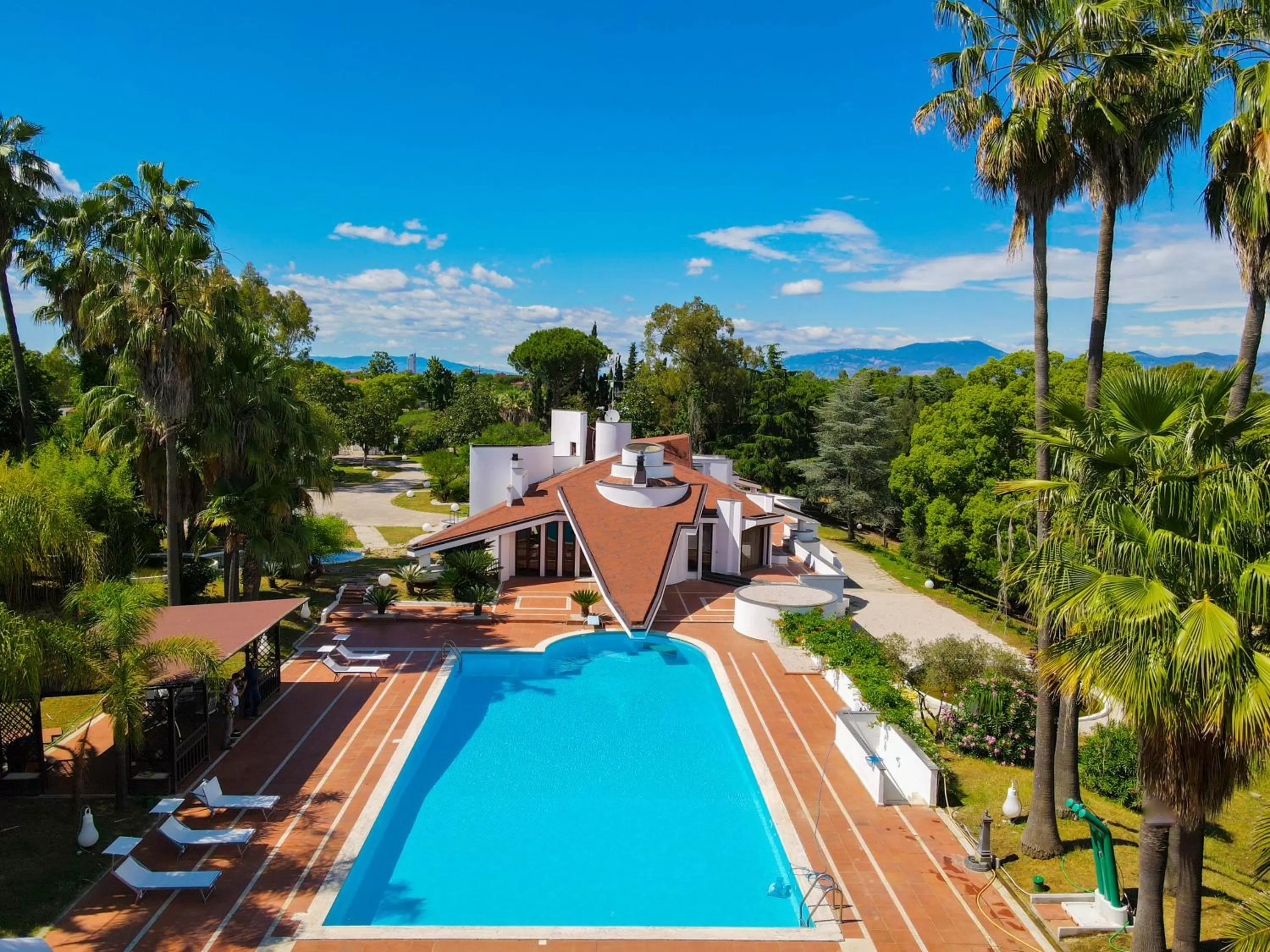 Natural landscape, Pool View in paradise suite