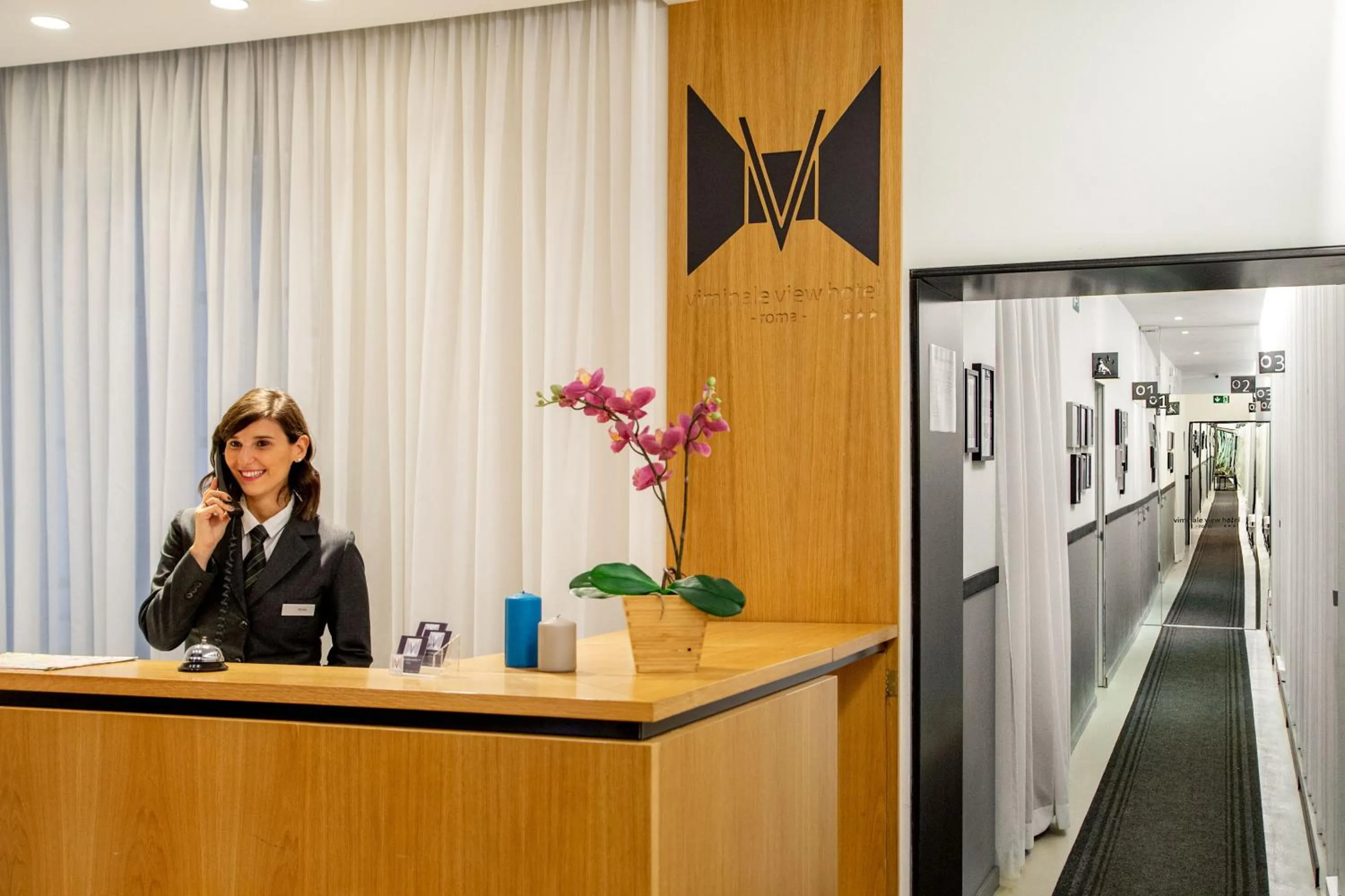 Lobby or reception in Viminale View Hotel