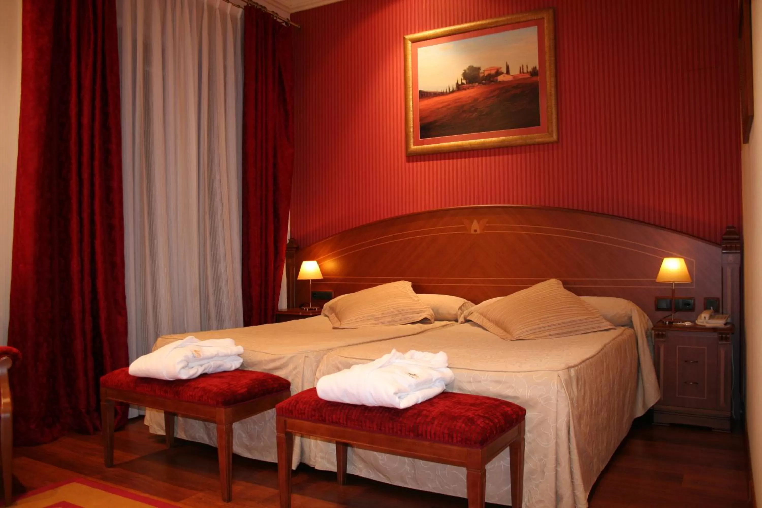 Bed in Hotel Palacio de la Magdalena