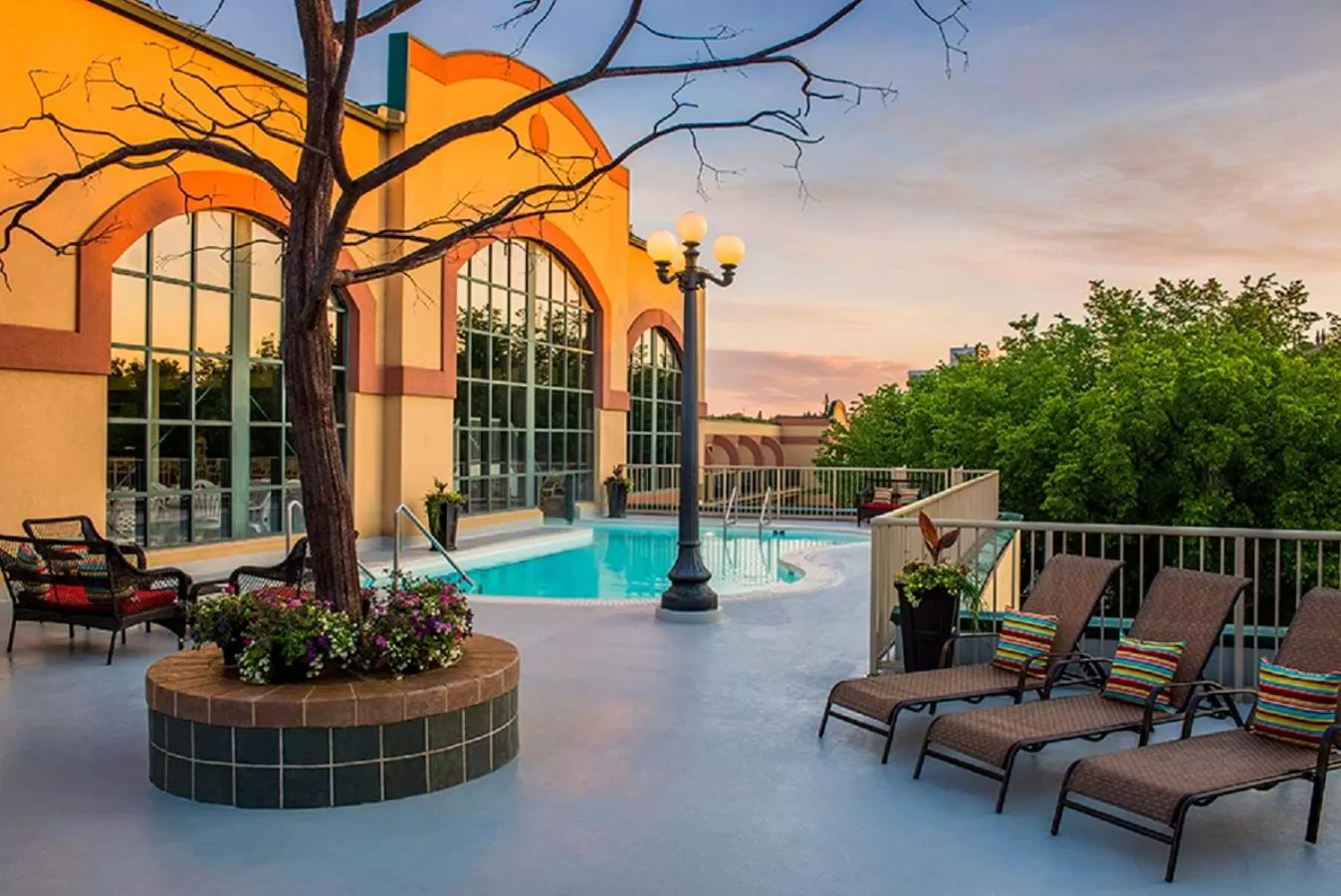 Patio in Temple Gardens Hotel & Spa