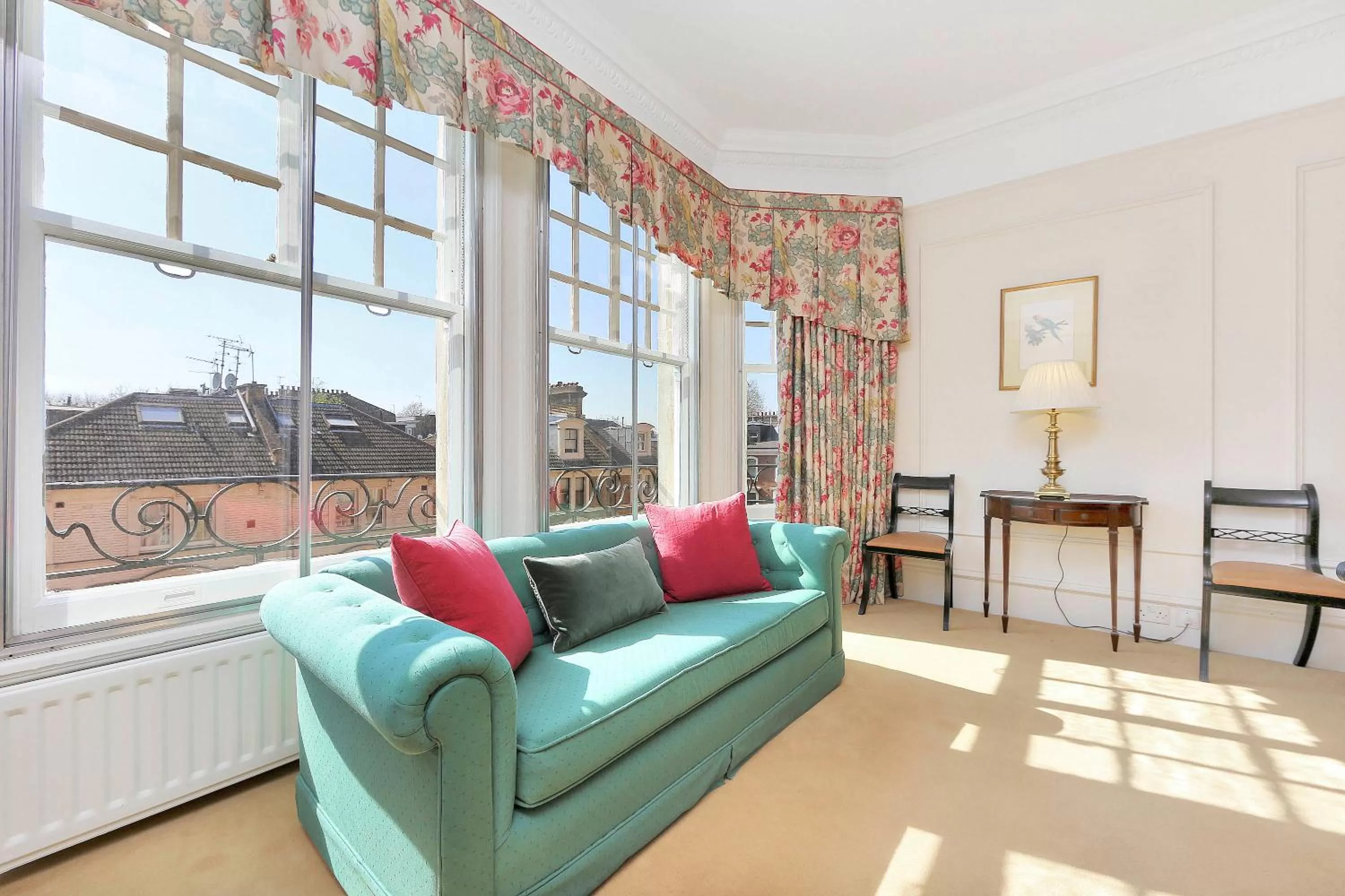 Living room in No1 The Mansions By Mansley