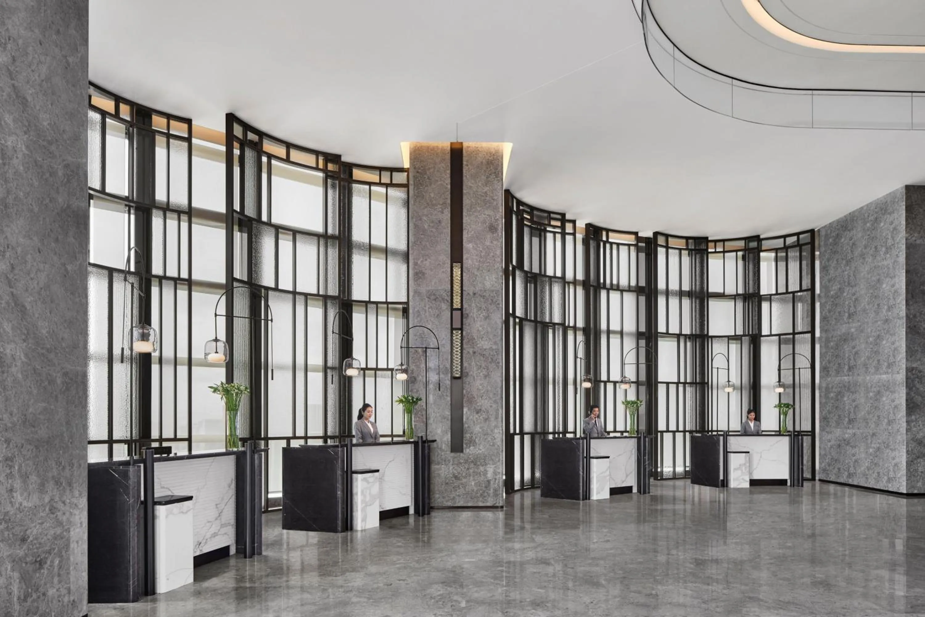 Lobby or reception in Zhuhai Marriott Hotel Jinwan