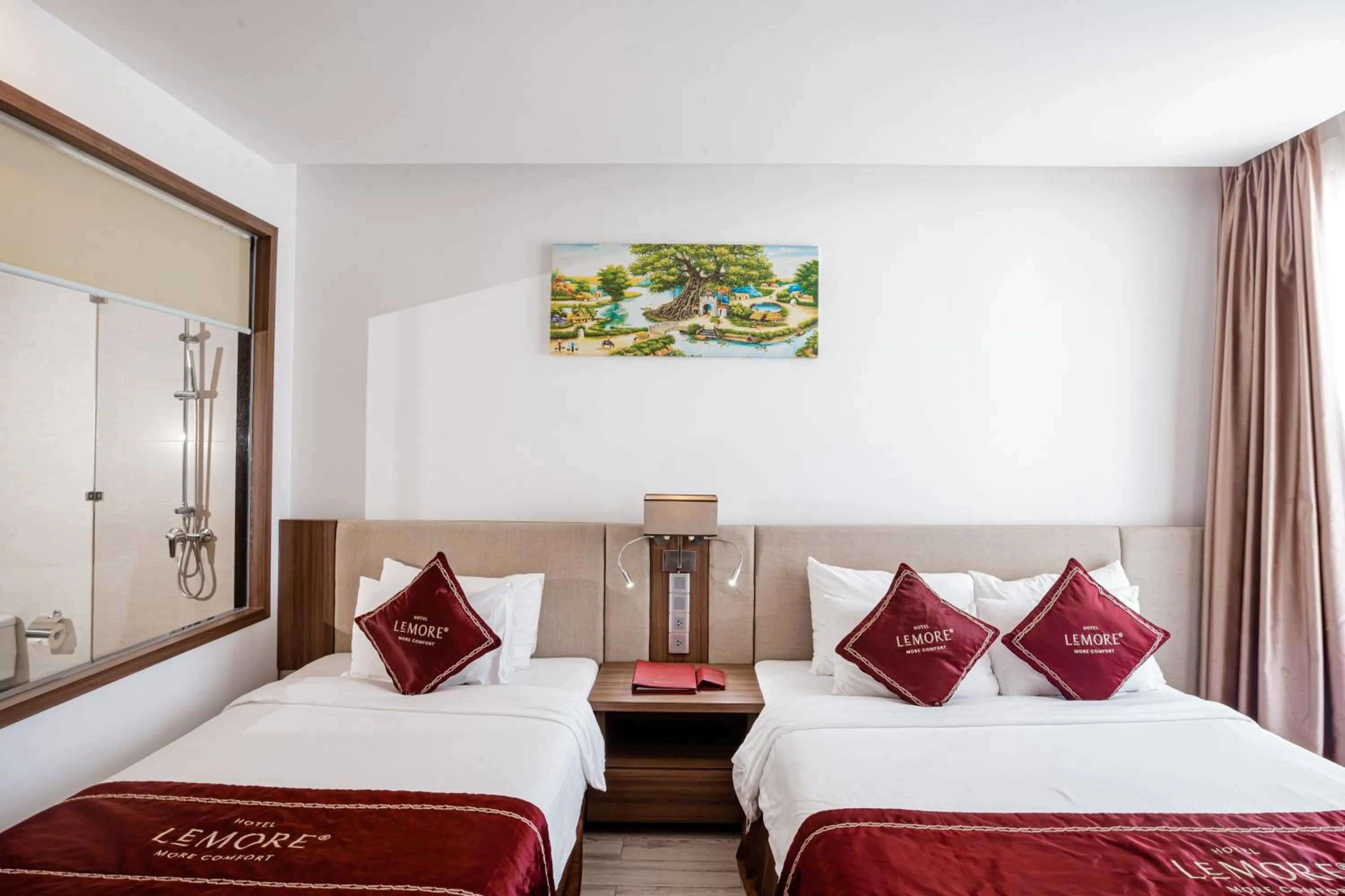 Bed in LeMore Hotel Nha Trang