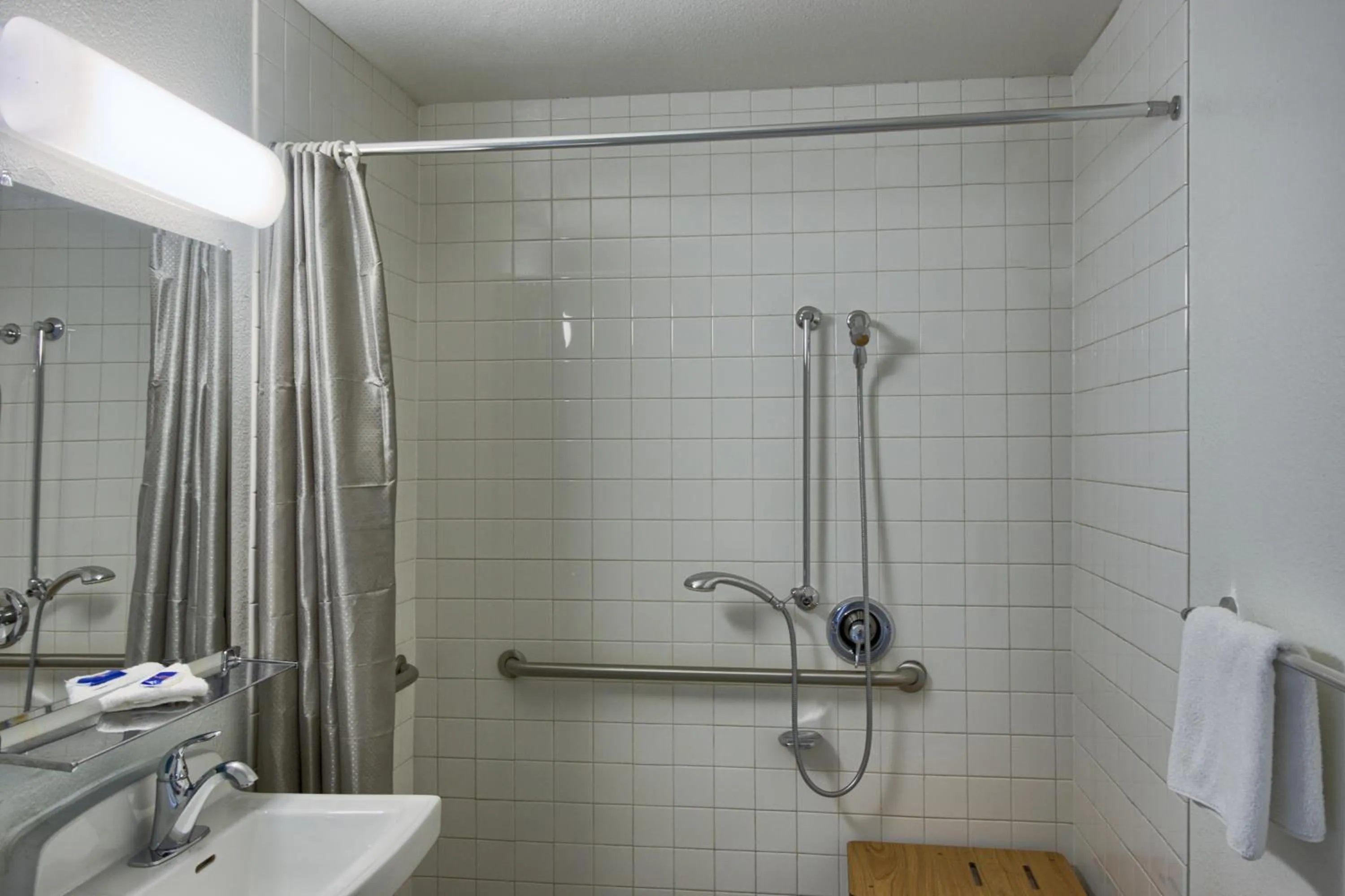 Bathroom in Motel 6-Everett, WA - North