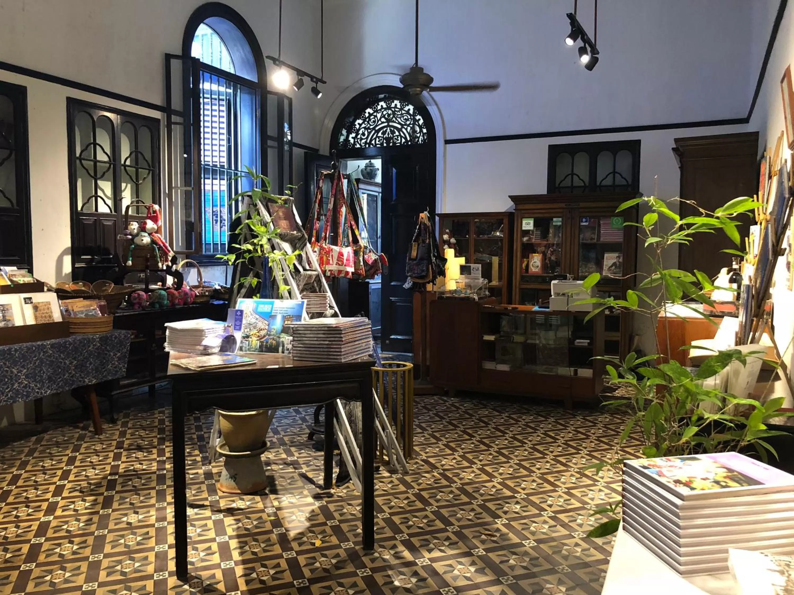 On site in Cheong Fatt Tze - The Blue Mansion