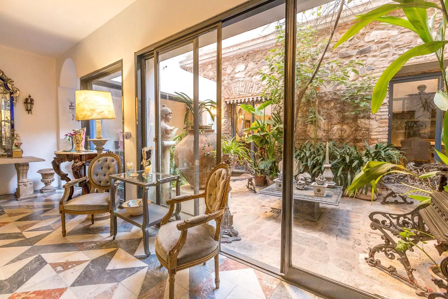 Patio in Virreinato Hotel Boutique