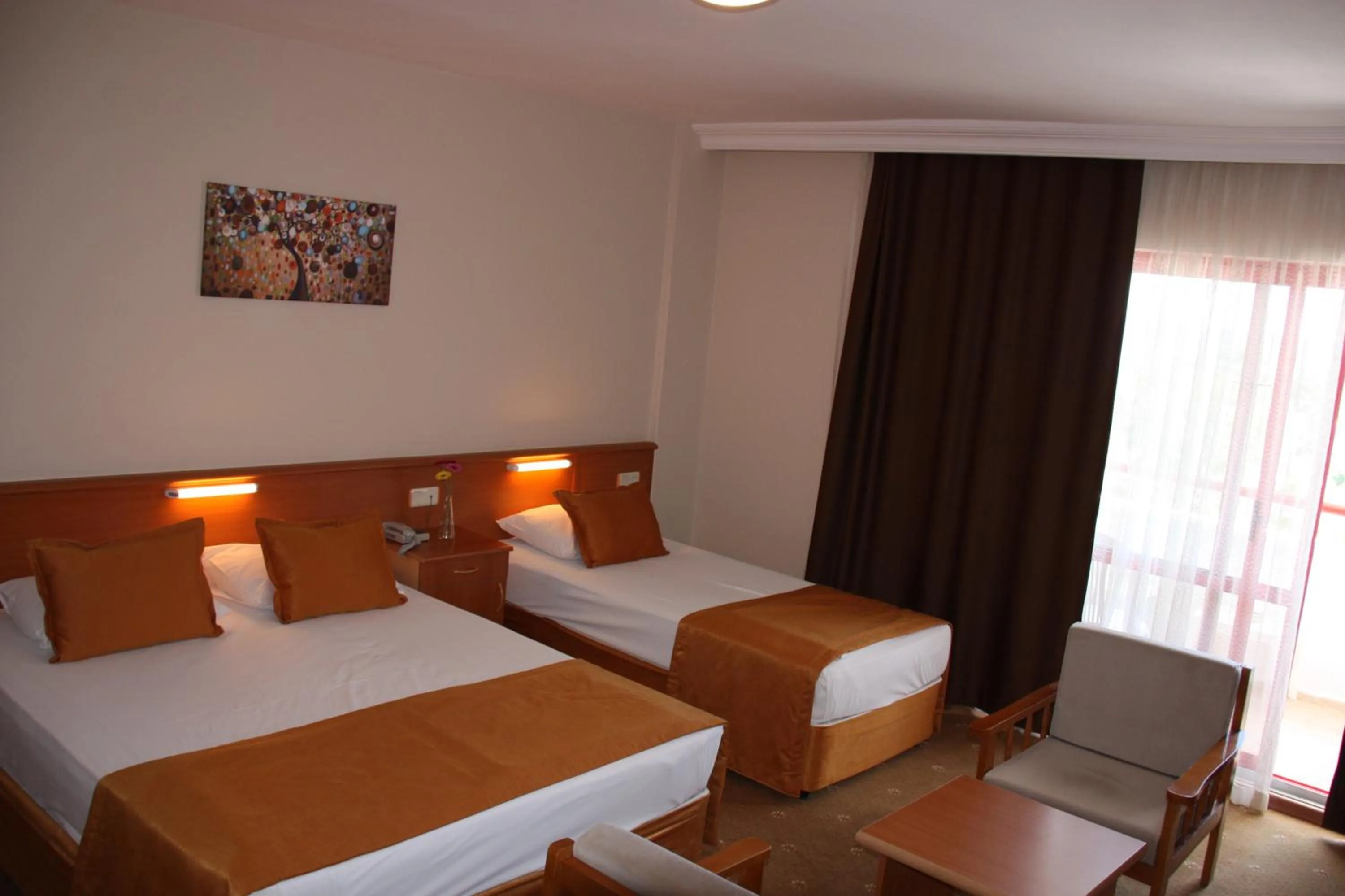 Decorative detail, Bed in Hotel Billurcu