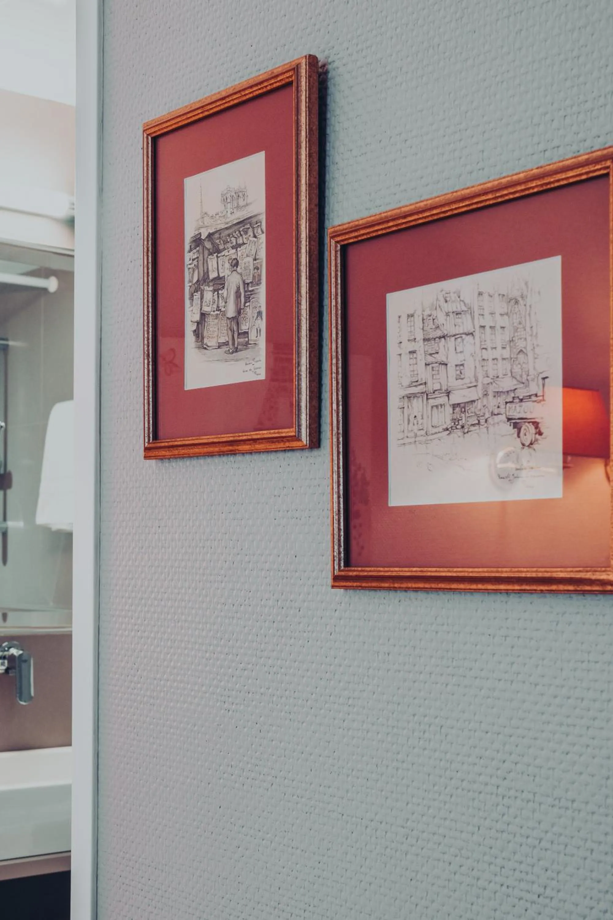 Decorative detail in New Orient Hotel