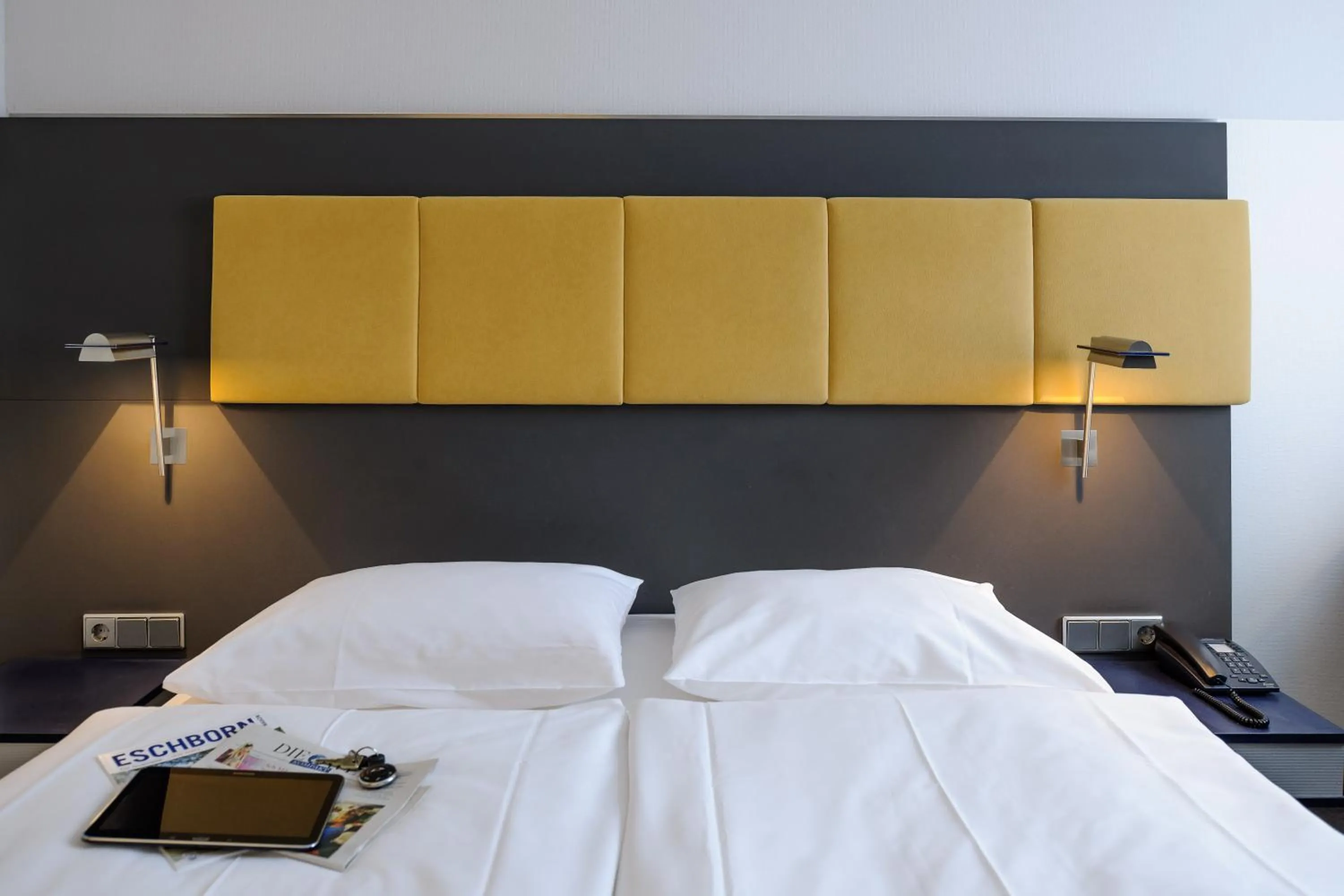 Photo of the whole room, Bed in Mercure Hotel Frankfurt Eschborn Helfmann-Park