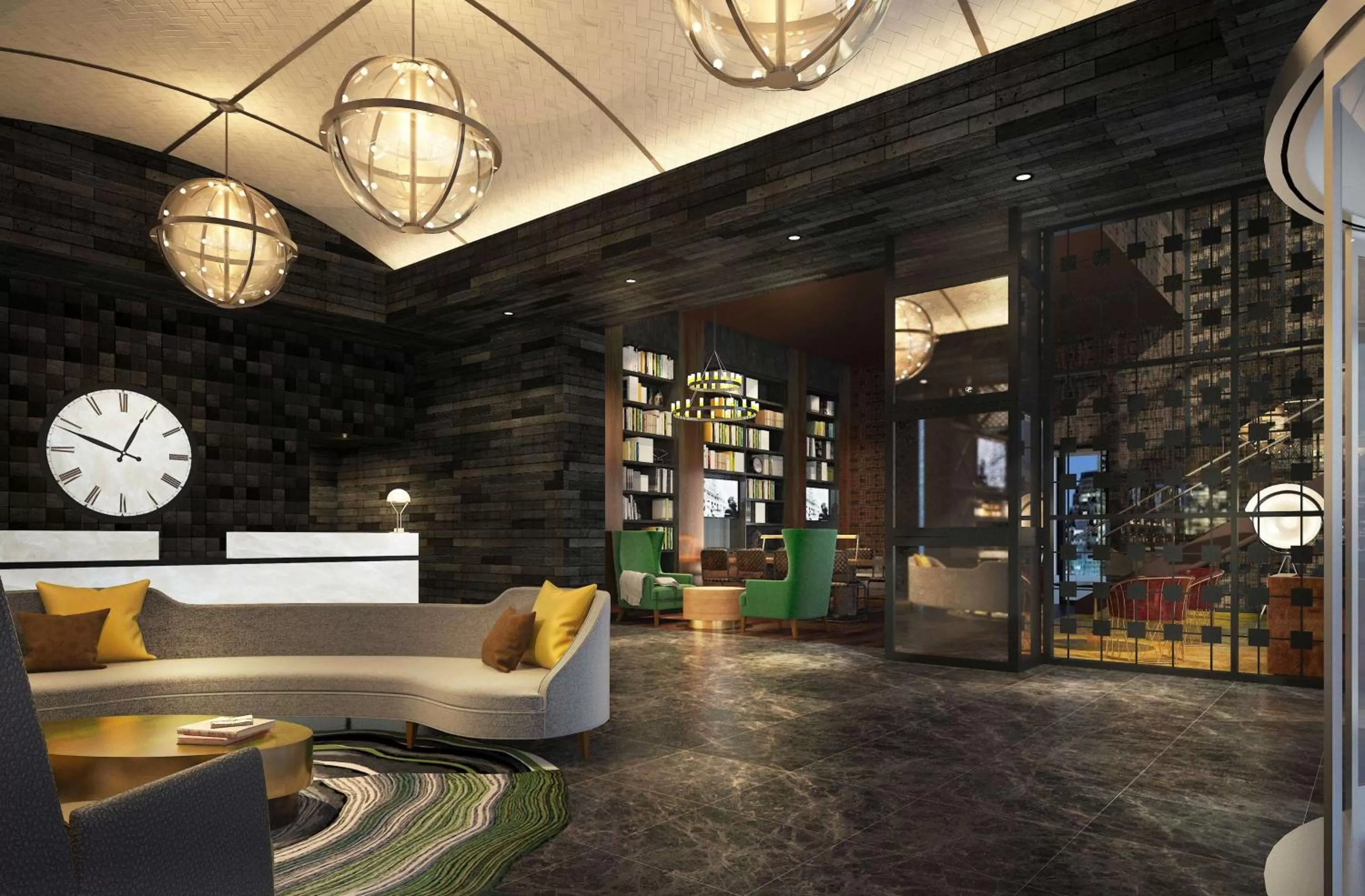 Lobby or reception in The Porter Portland, Curio Collection By Hilton