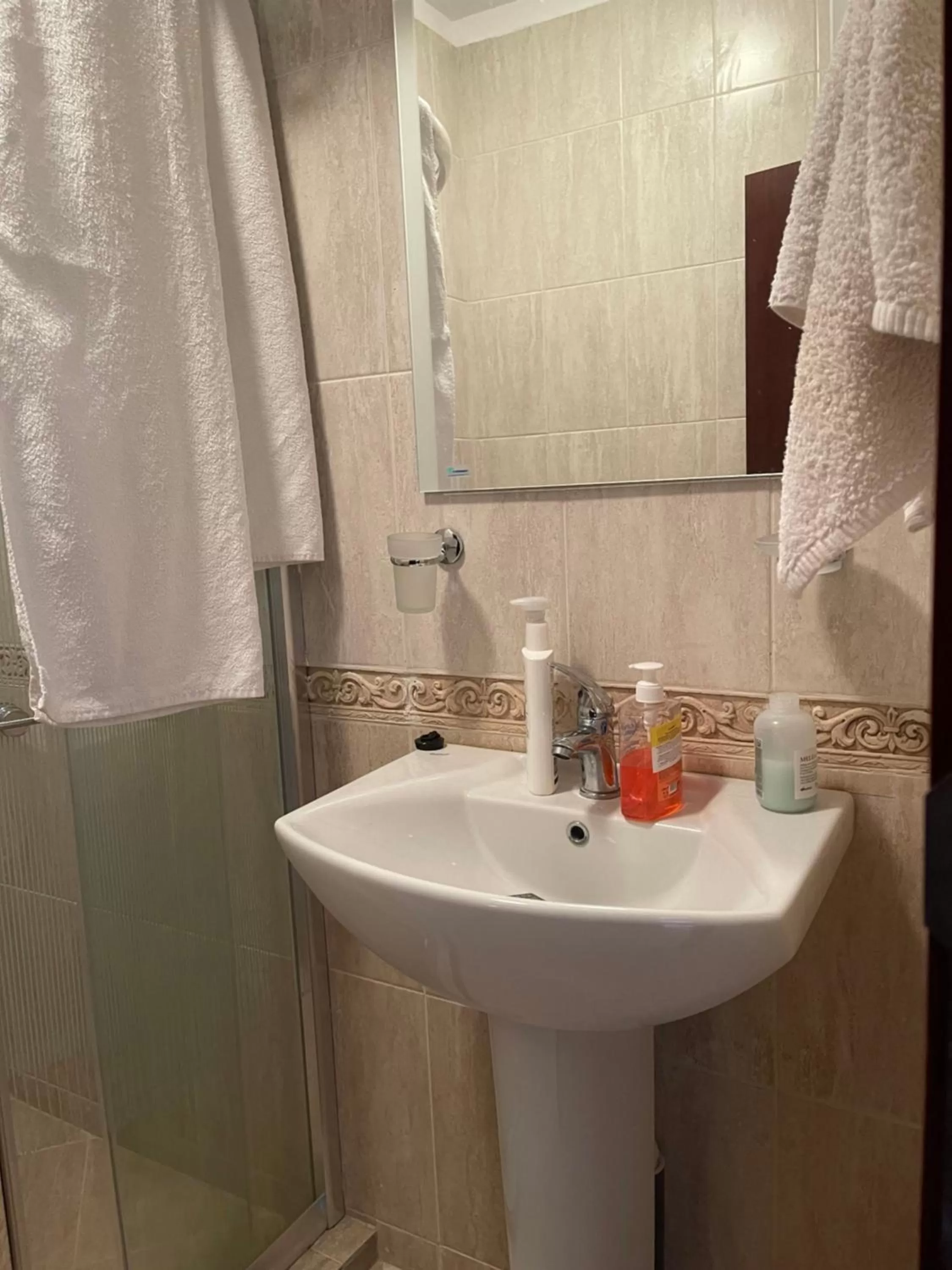 Shower in Ravda Family Resort. Park&Sea