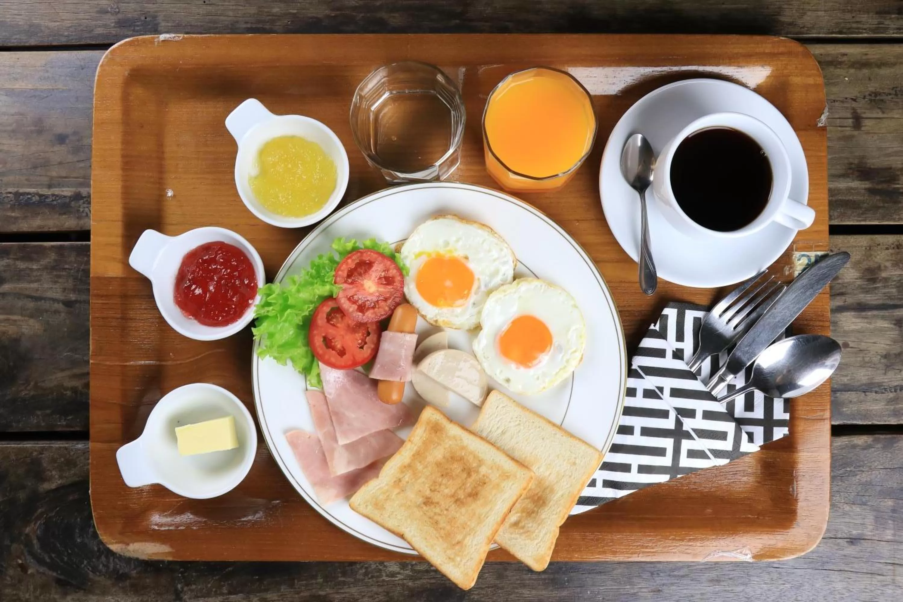 Breakfast in Baiyoke Ciao Hotel