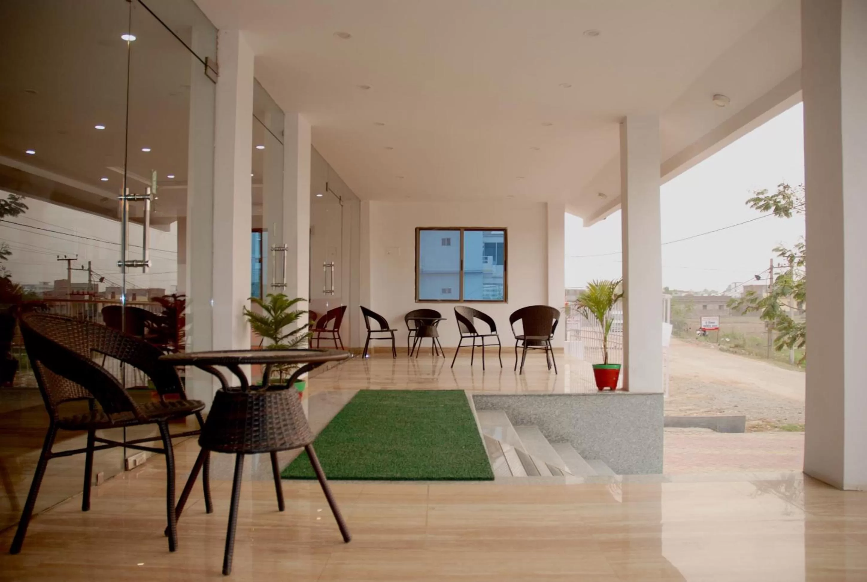 Balcony/Terrace in The Bodhgaya Hotel School