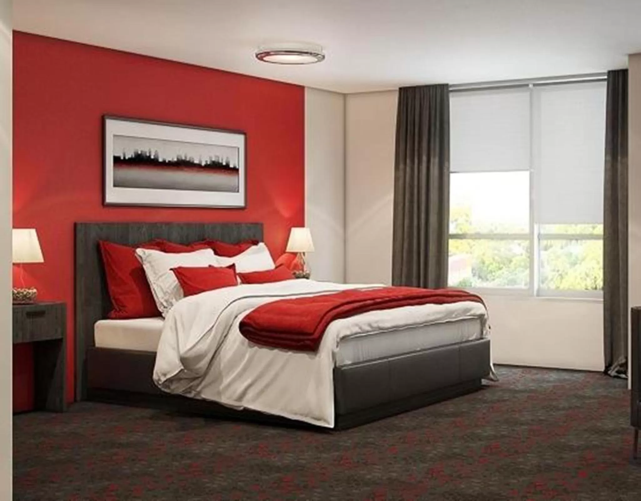 Bedroom, Bed in Liberty Suites