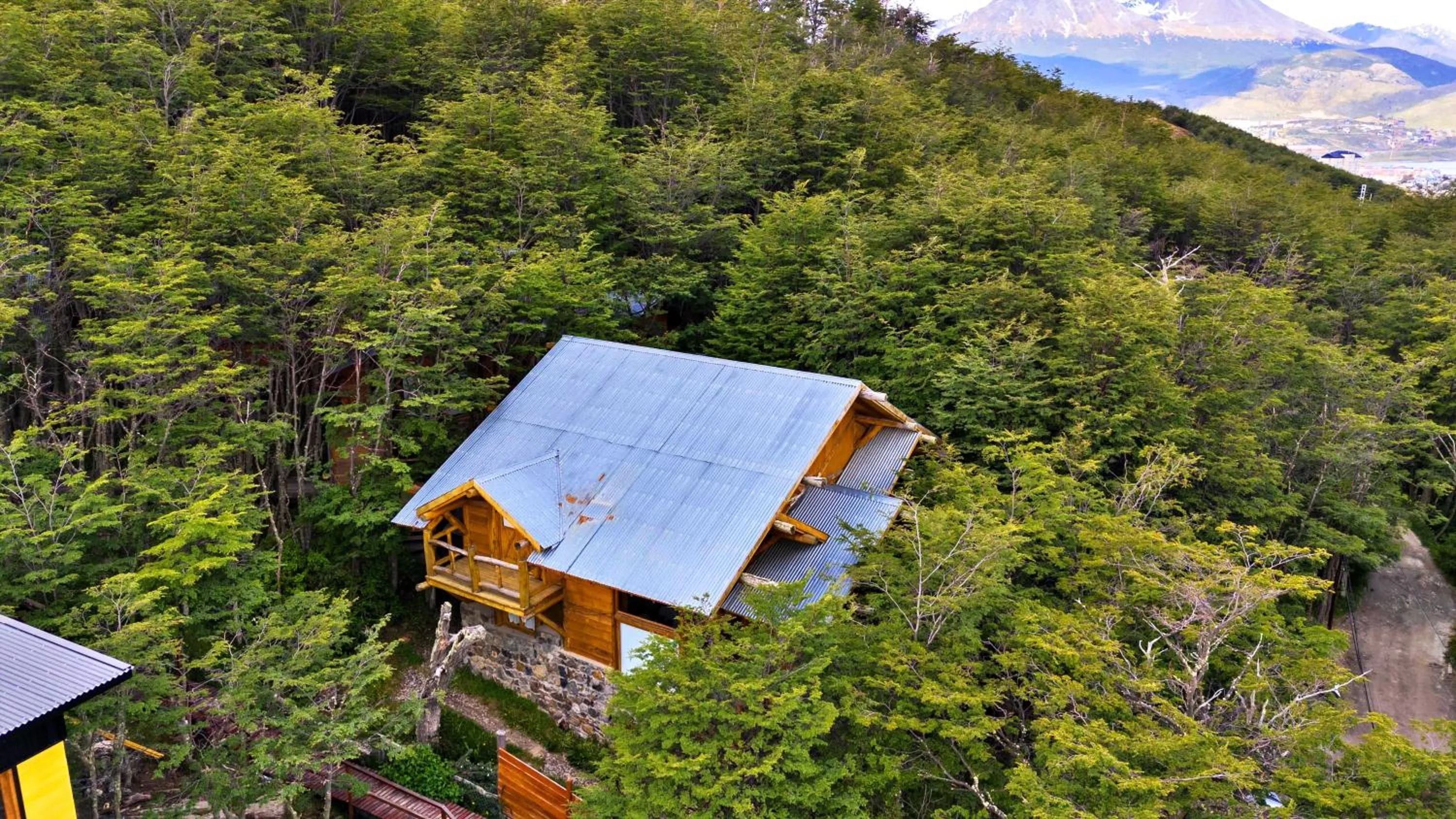Bird's eye view in Patagonia Villa Lodge