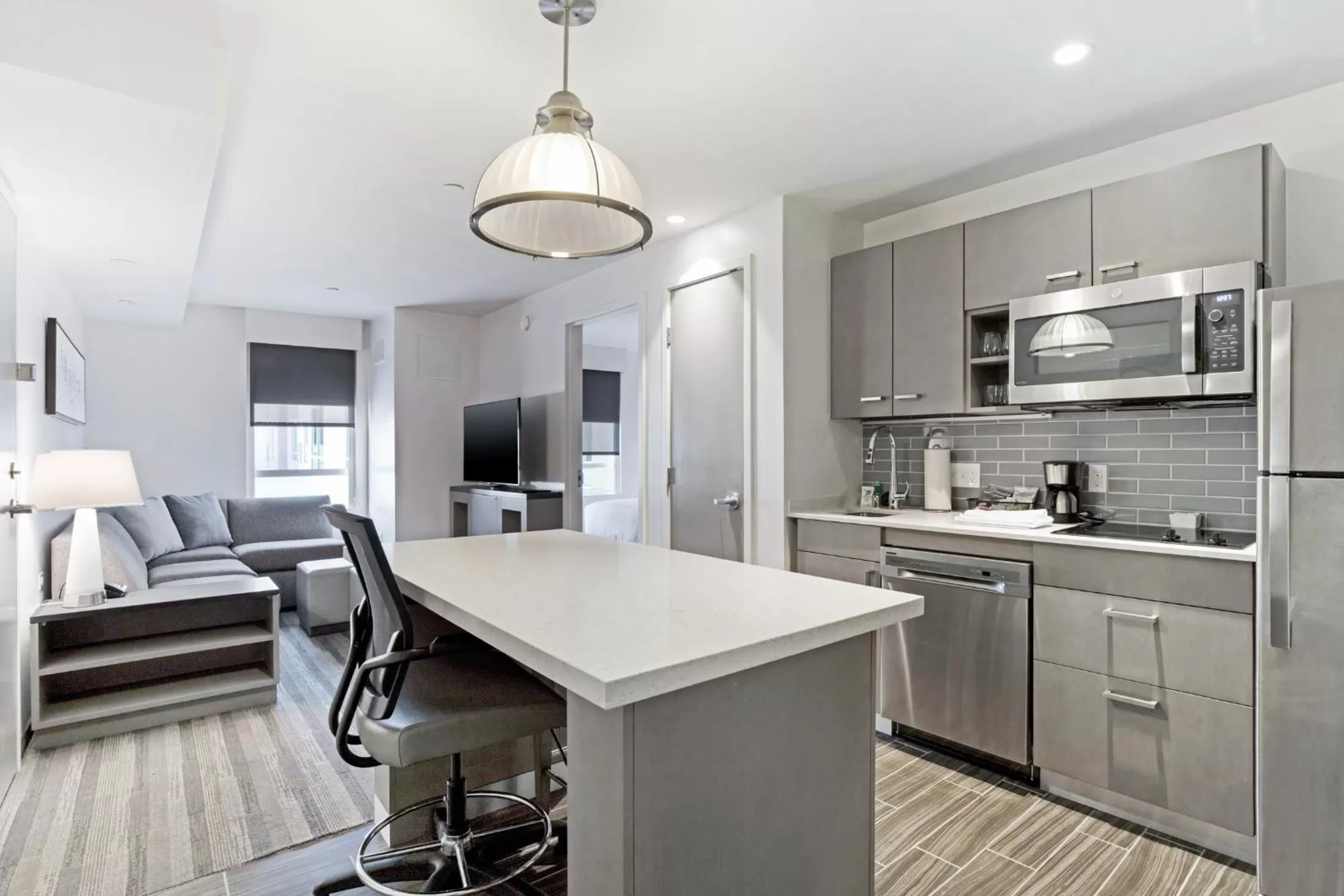 Kitchen or kitchenette in Hyatt House LA - University Medical Center