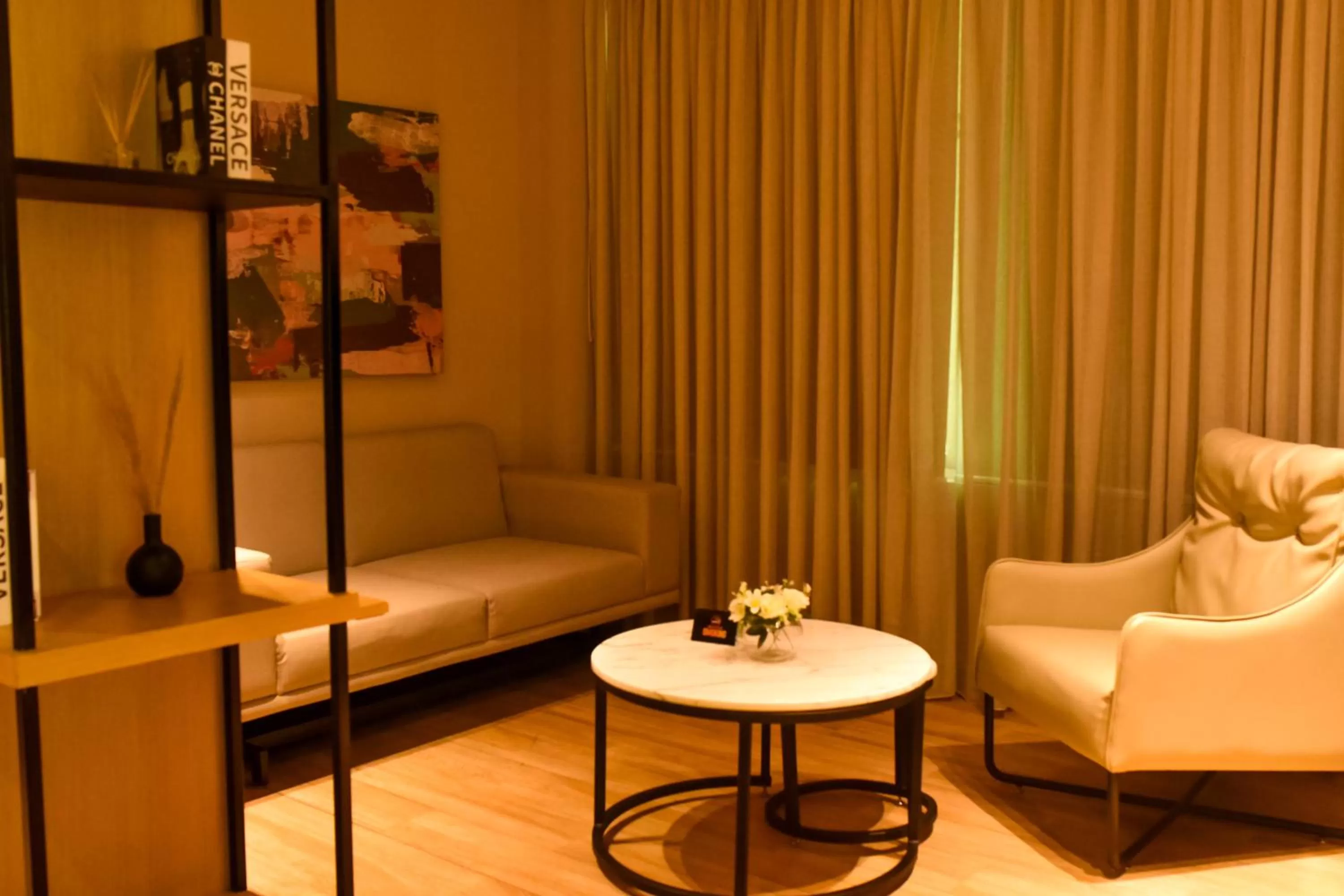 Living room in Vertigo Hotel