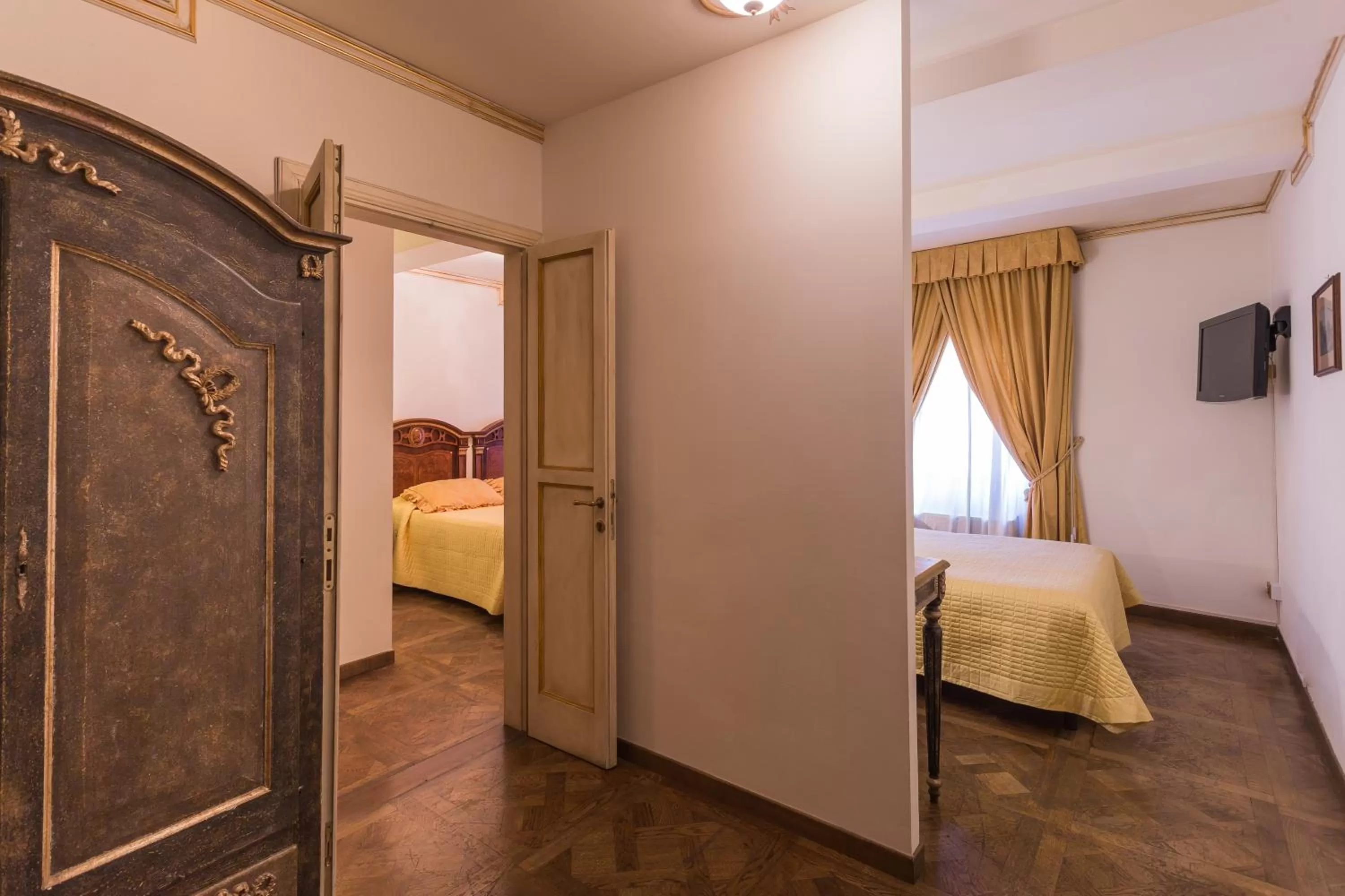 Bed in Hotel Palazzo Alexander