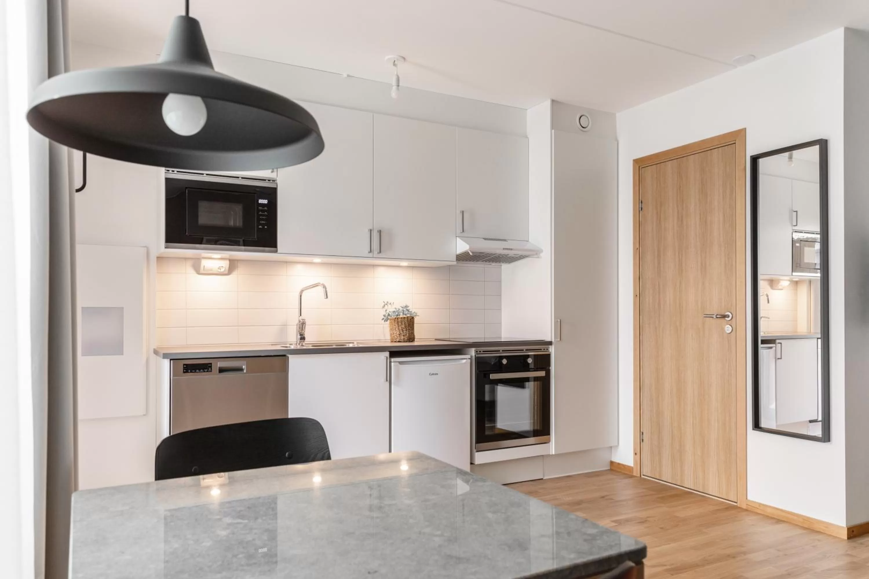 Kitchen or kitchenette in The More Hotel Västra Hamnen