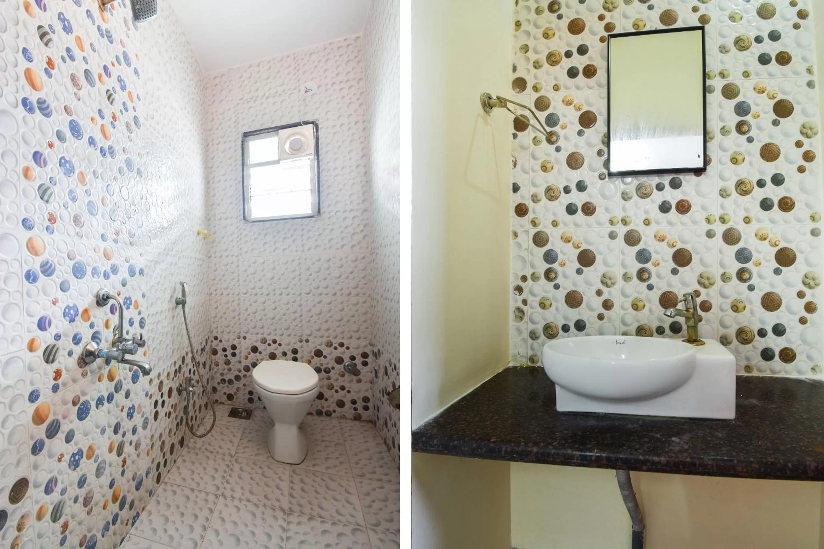 Bathroom in OYO Flagship 43302 Hotel Sargam