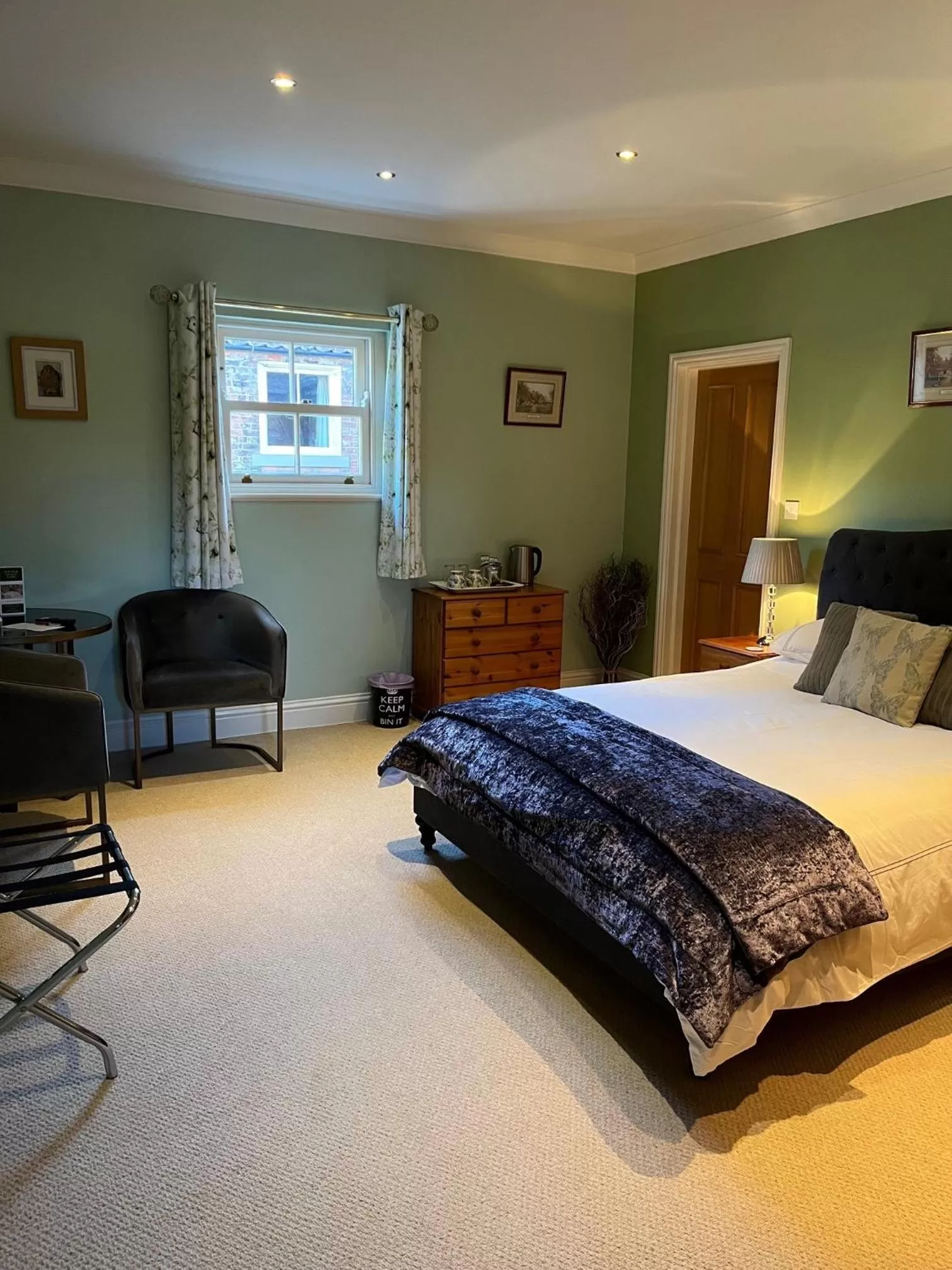 Bedroom, Bed in Newsham Grange Farm
