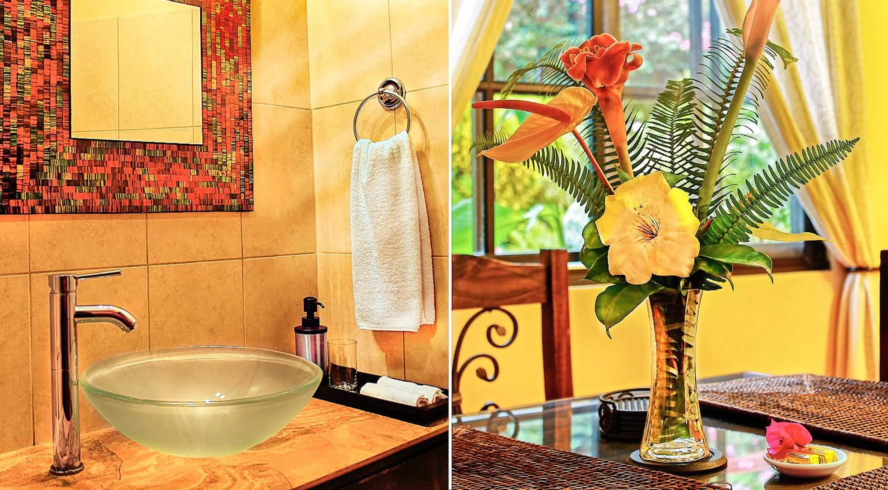 Shower in Boquete Garden Inn