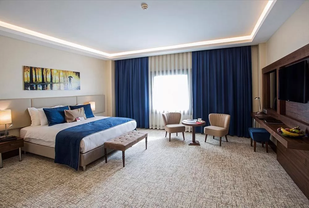 Seating area, Bed in Ramada by Wyndham Yalova