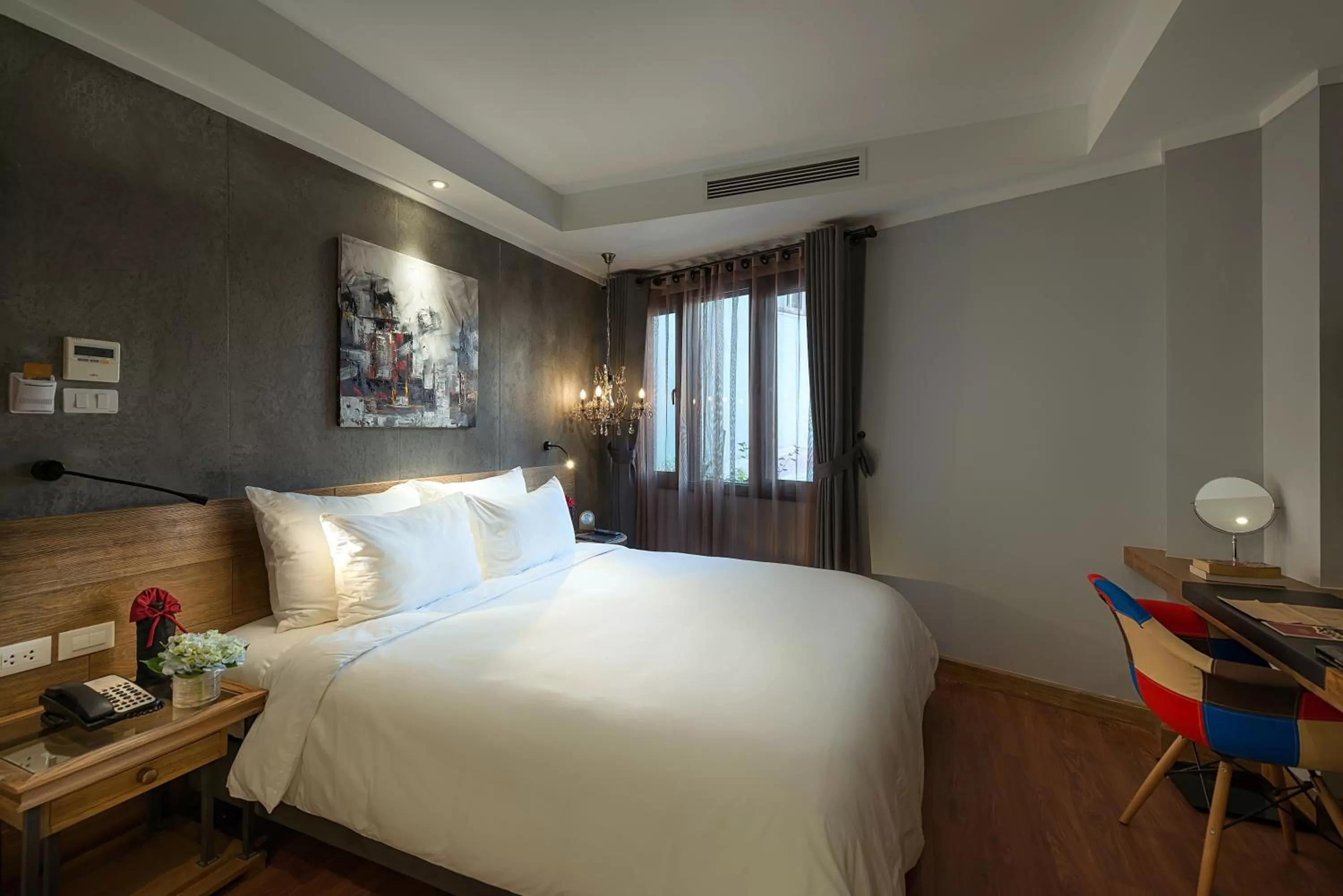 Photo of the whole room, Bed in Bespoke Trendy Hotel Hanoi