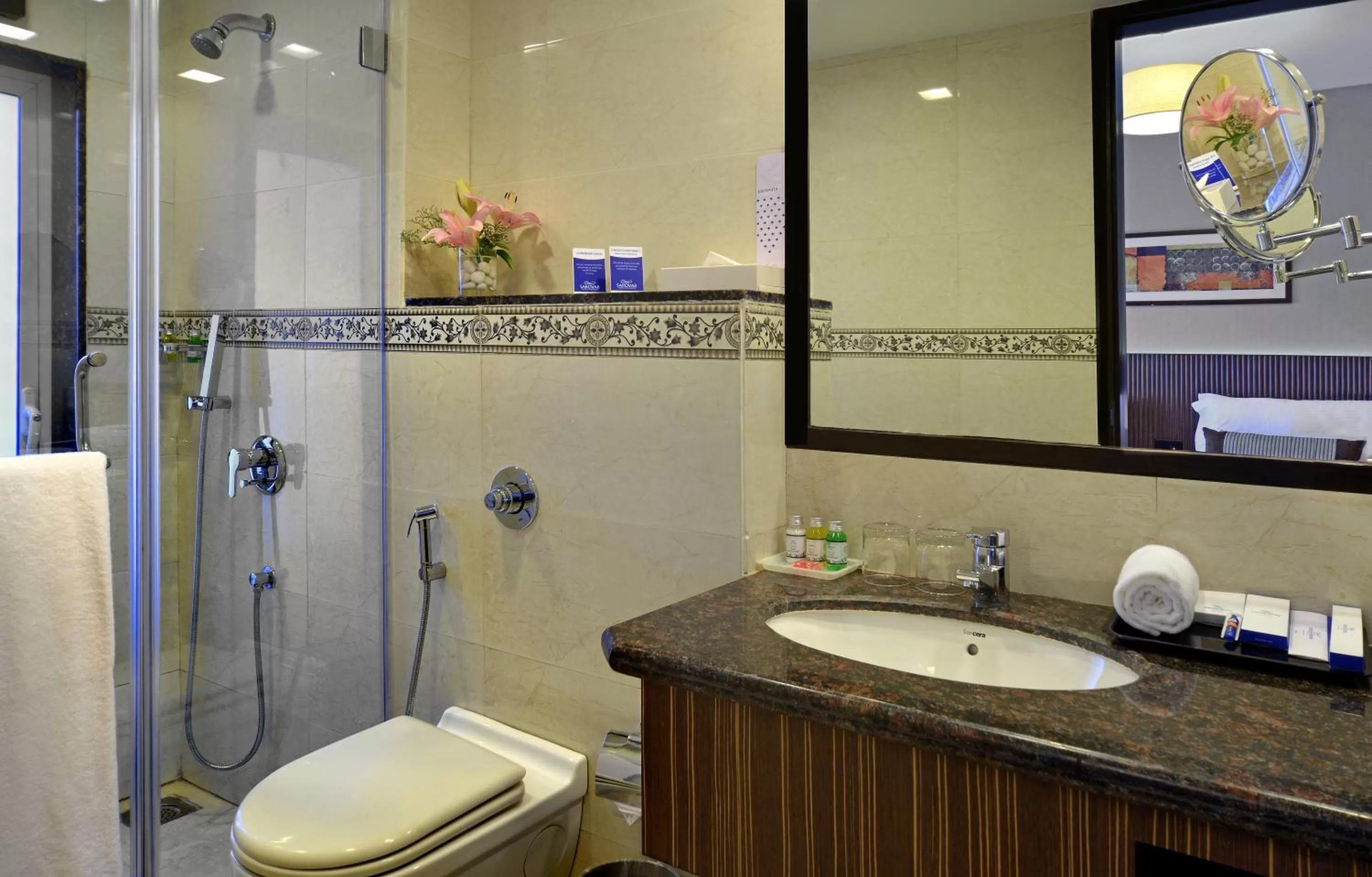 Bathroom in Residency Sarovar Portico