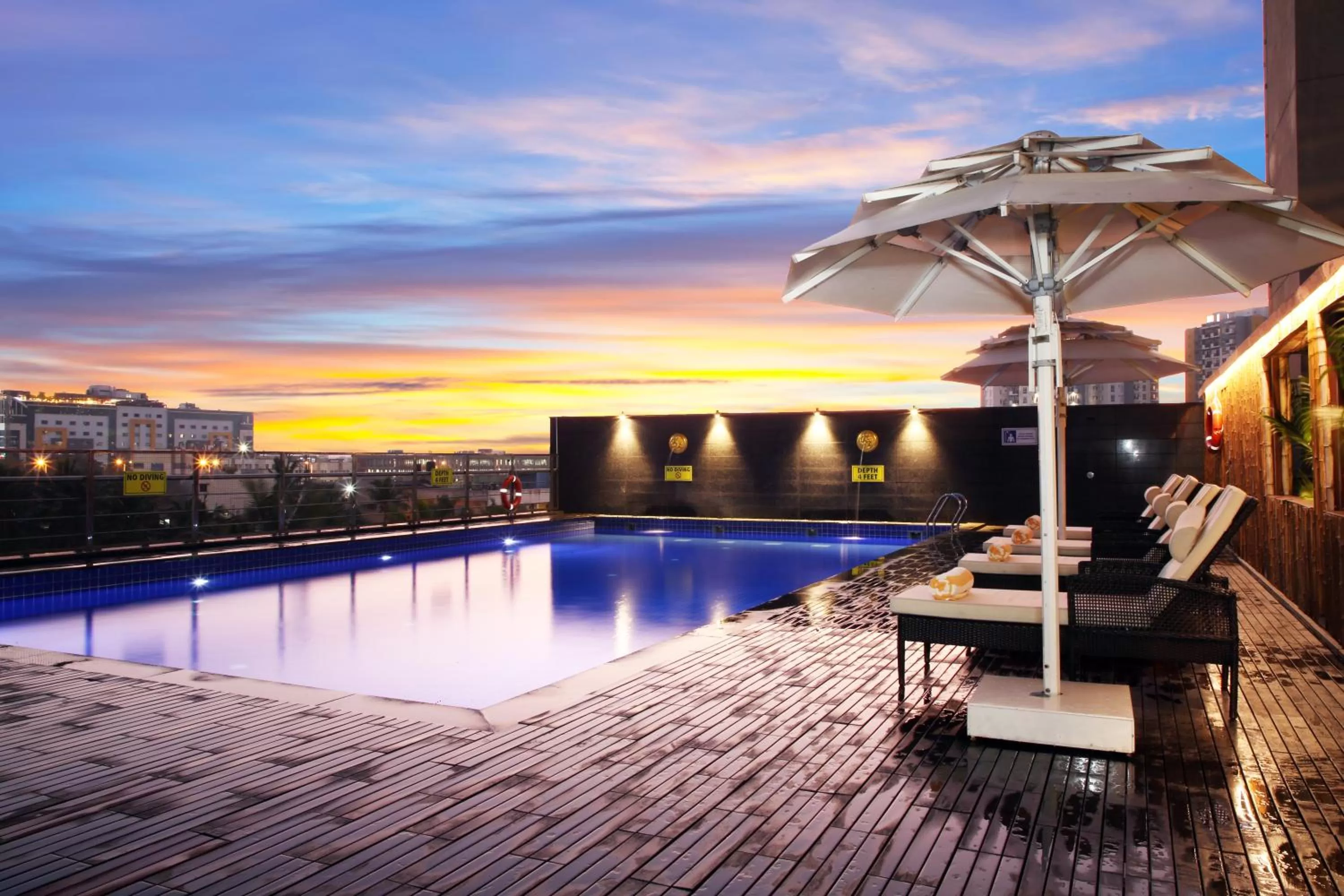 City view in Novotel Chennai OMR