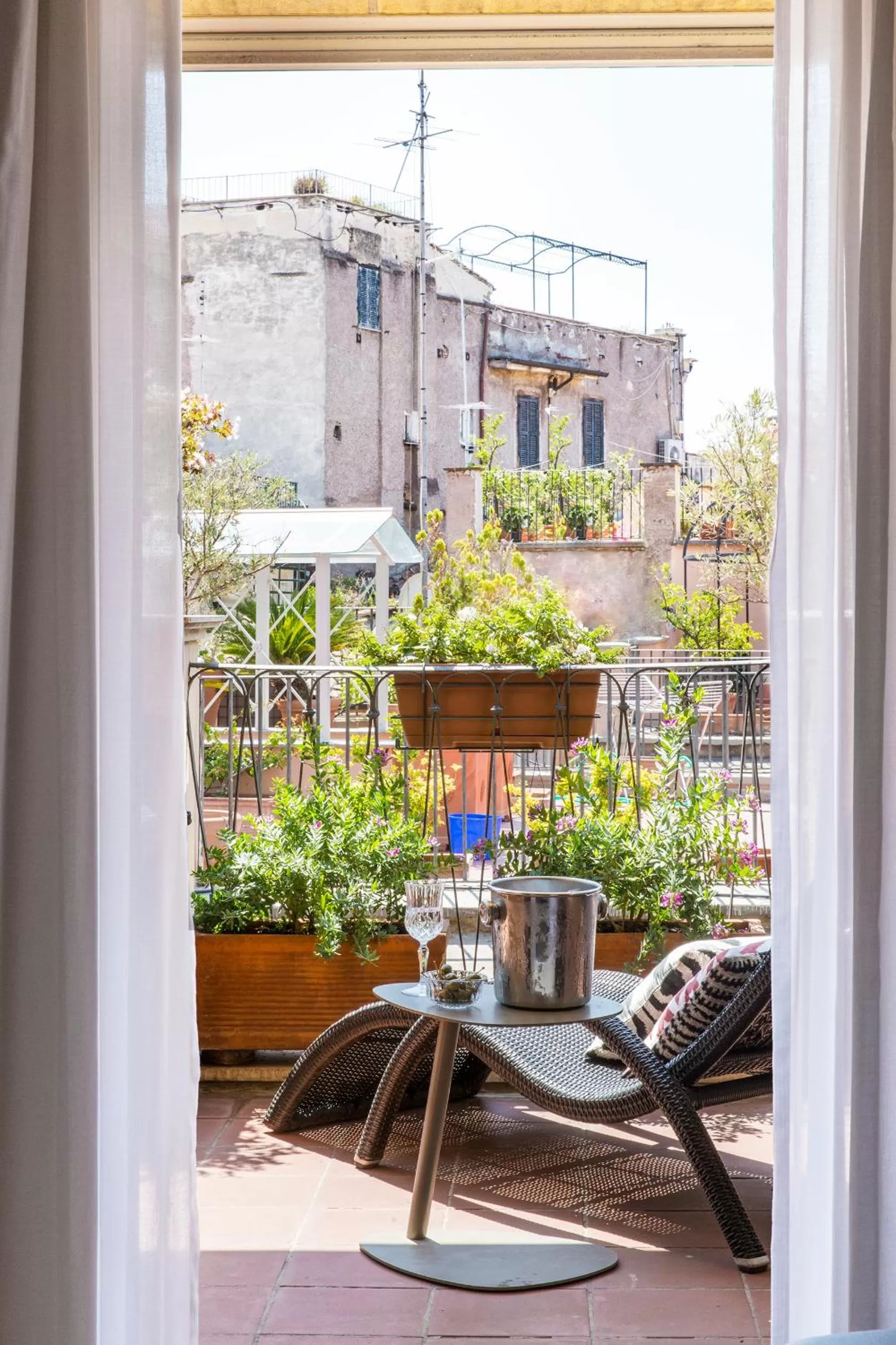 Balcony/Terrace in Hotel Adriano