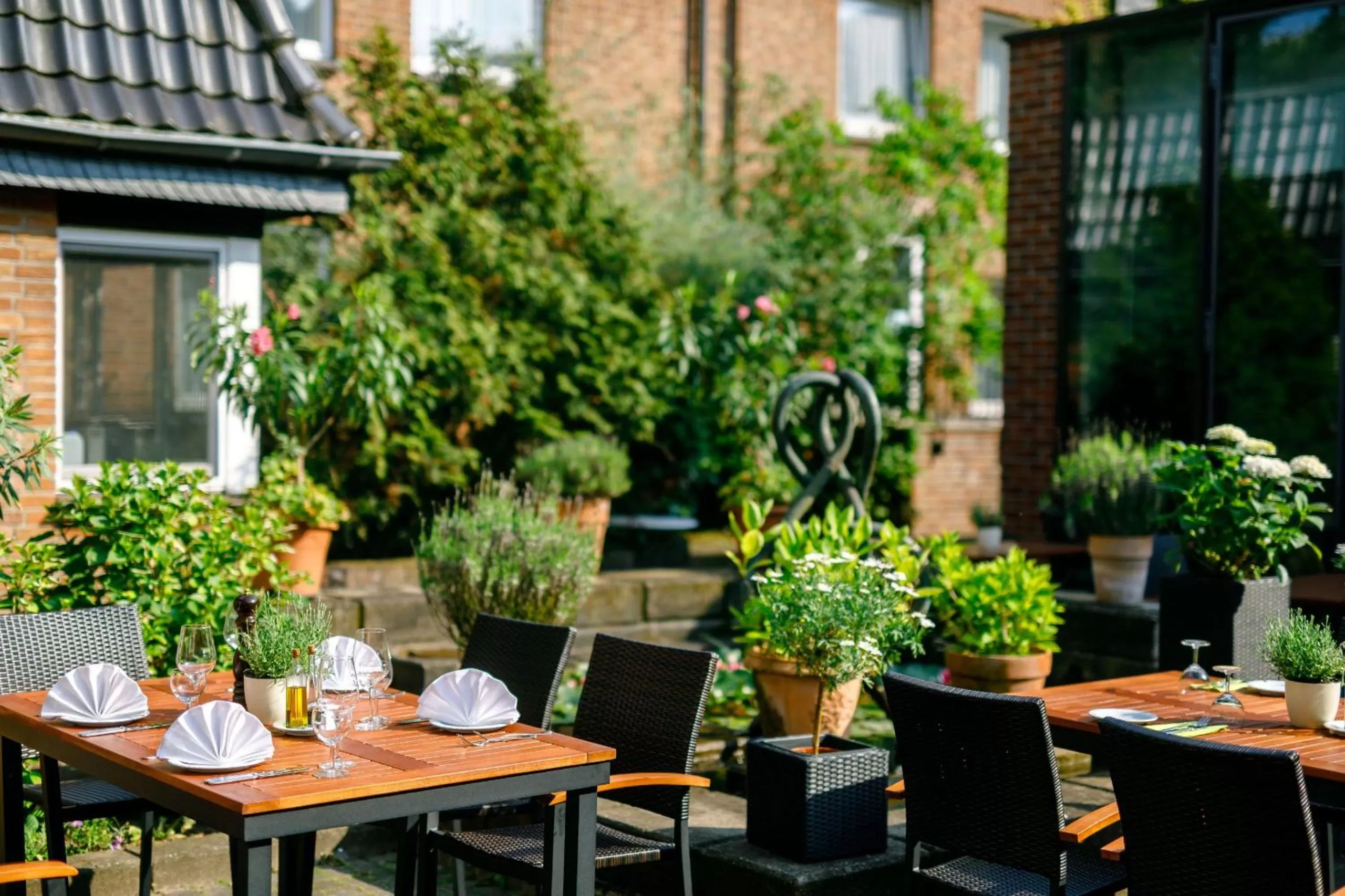 Patio in Hotel am Stadtpark