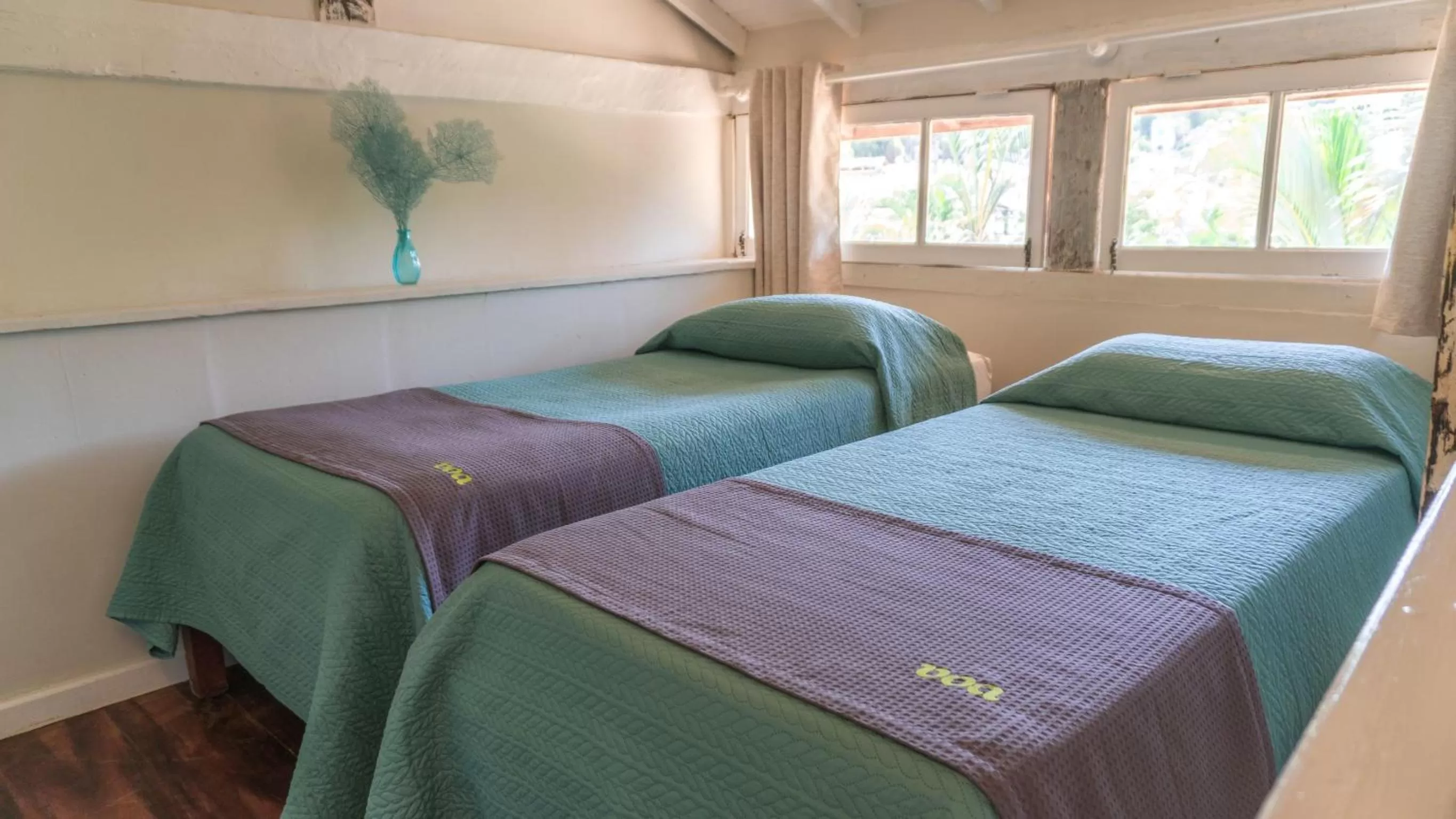 Bed in Pousada Tartaruga