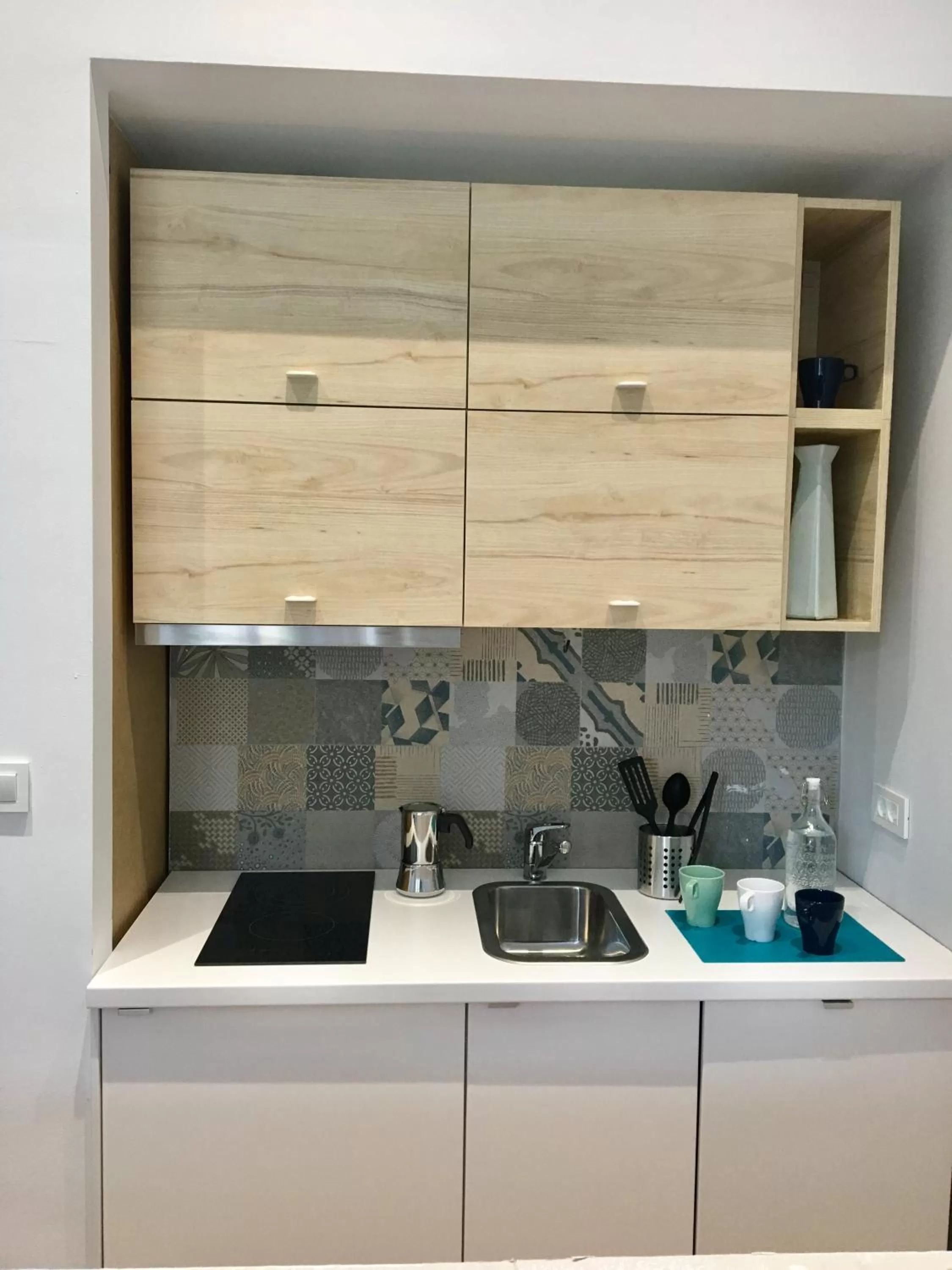 Kitchen or kitchenette in Doma Zagreb Aparthotel