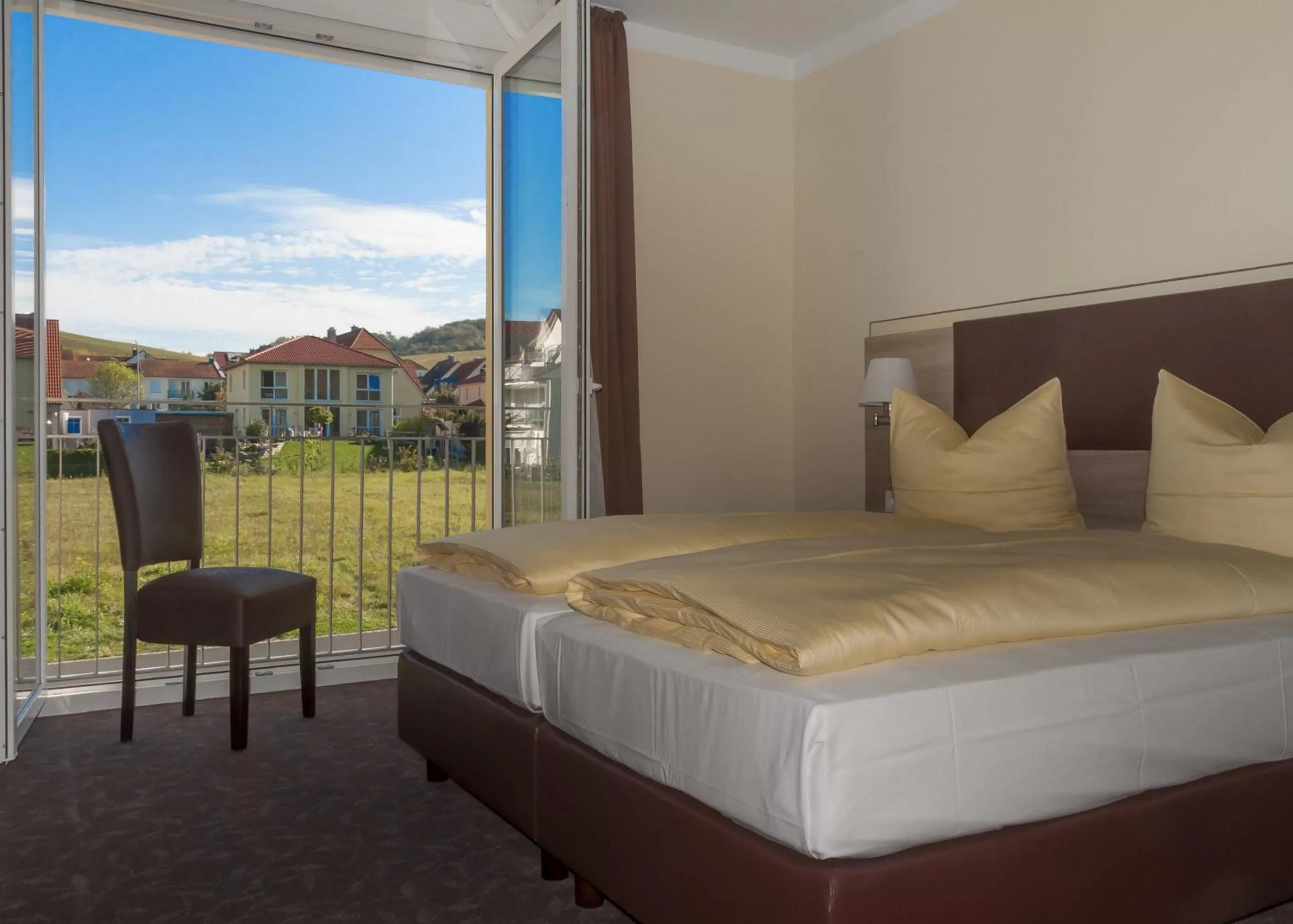 Decorative detail, Bed in Hotel Sonnengarten