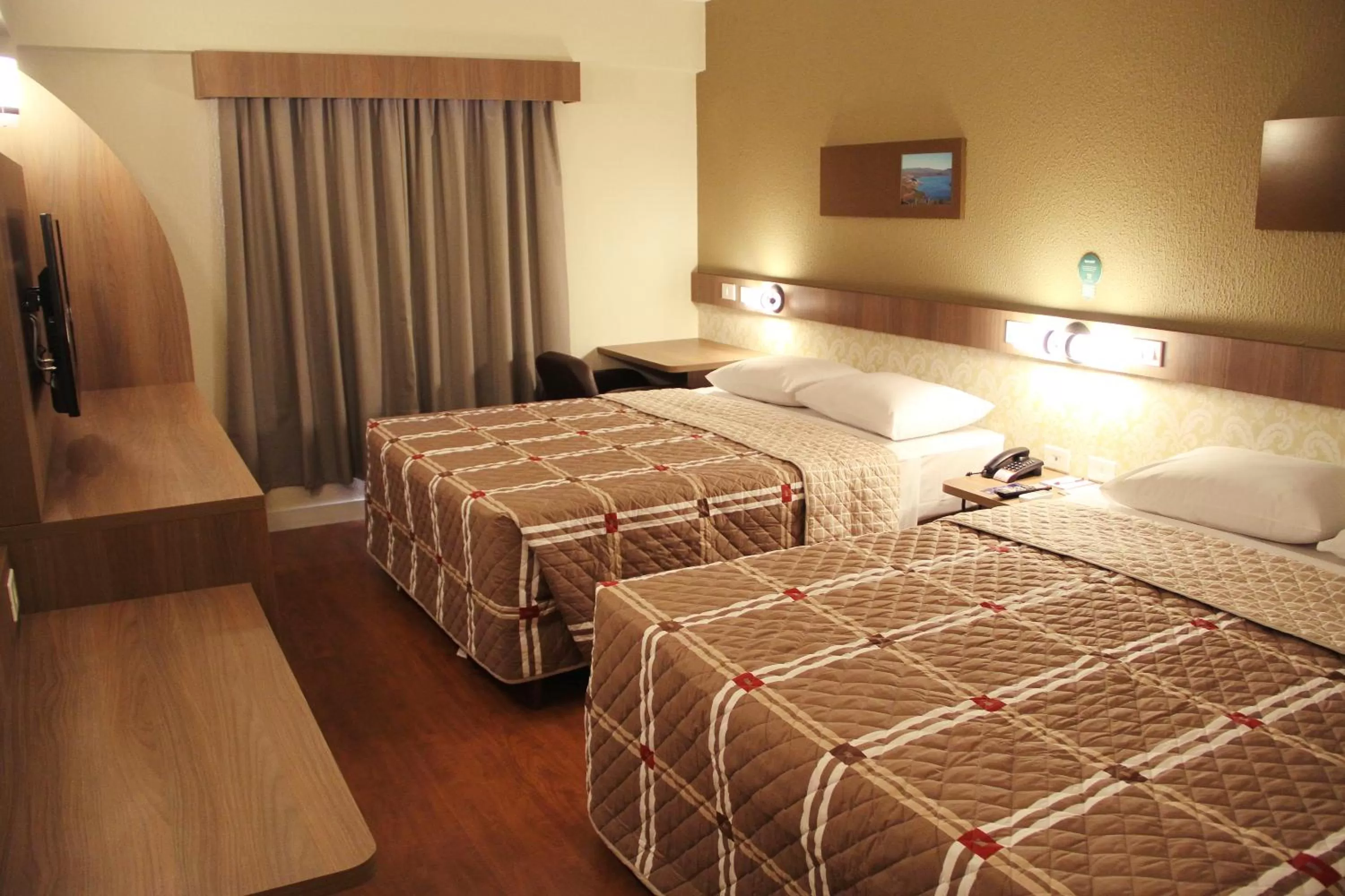 Bedroom, Bed in Hotel 10 Goiânia