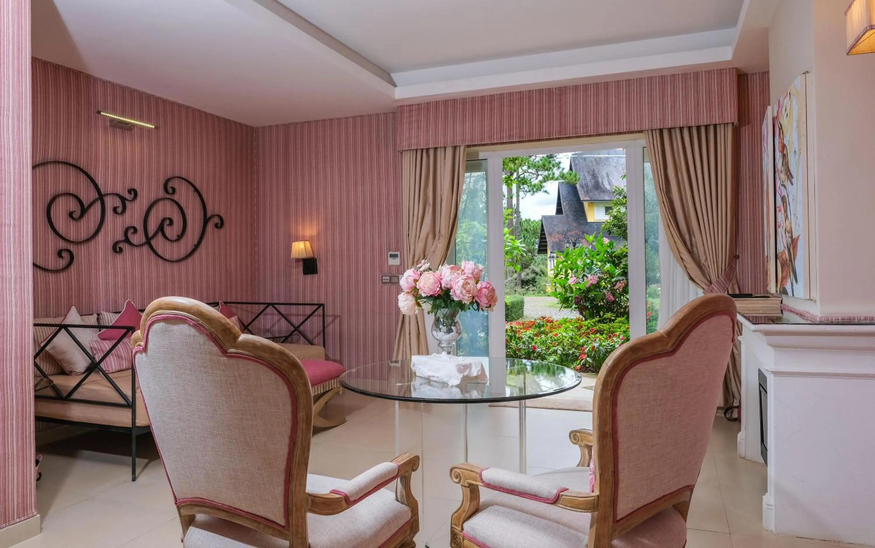 Seating area in Binh An Village Resort