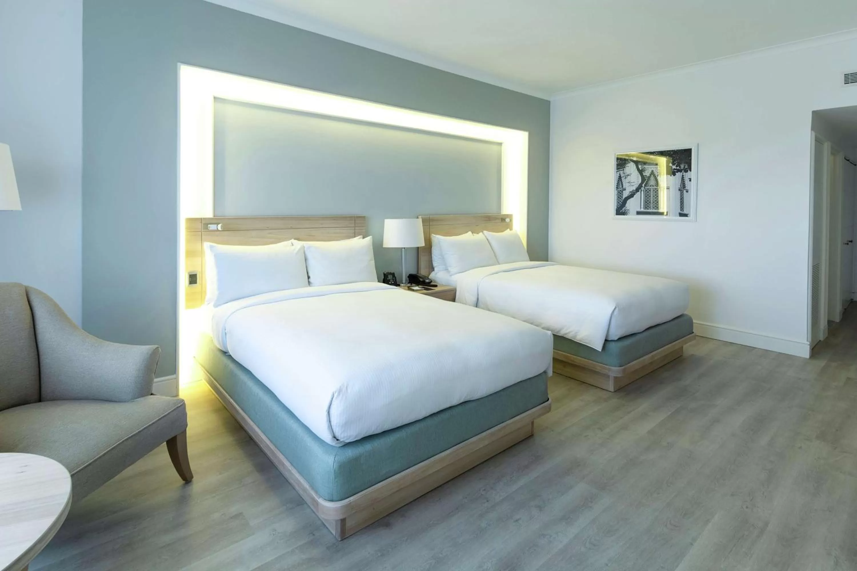 Bed in Hilton Colon Guayaquil Hotel