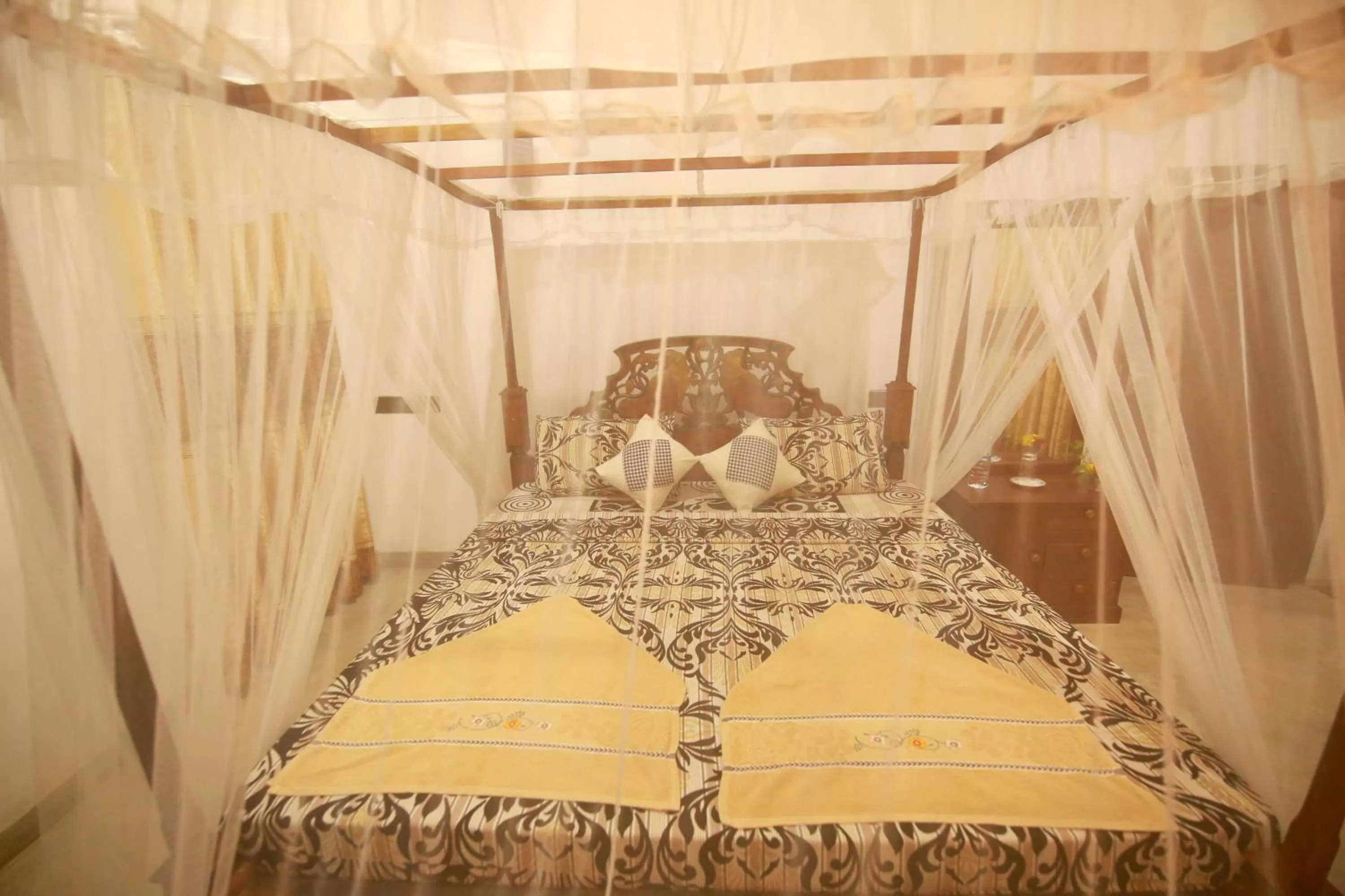 Bed in Surf Orchid Villa