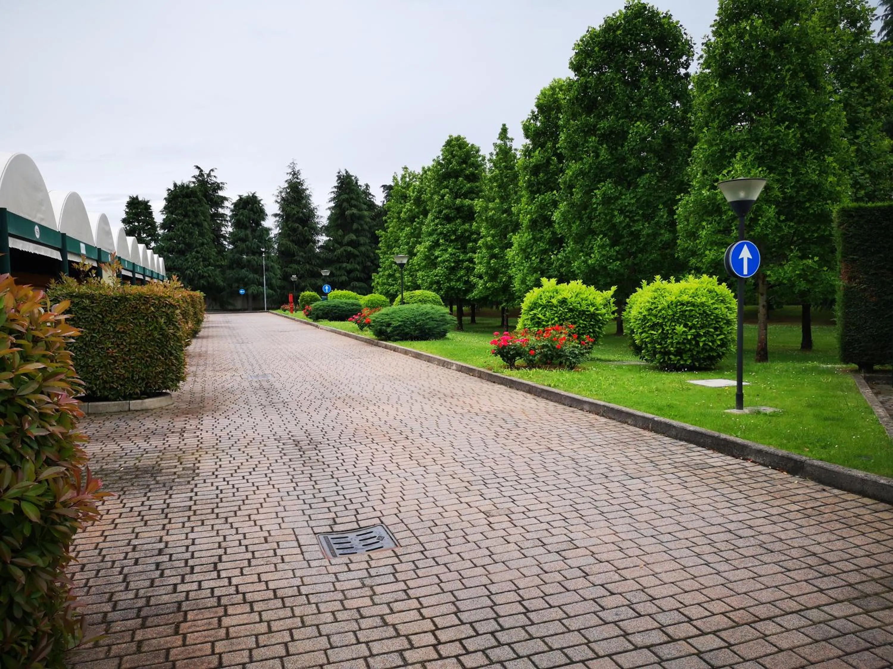 Garden view in Hotel Motel Luna