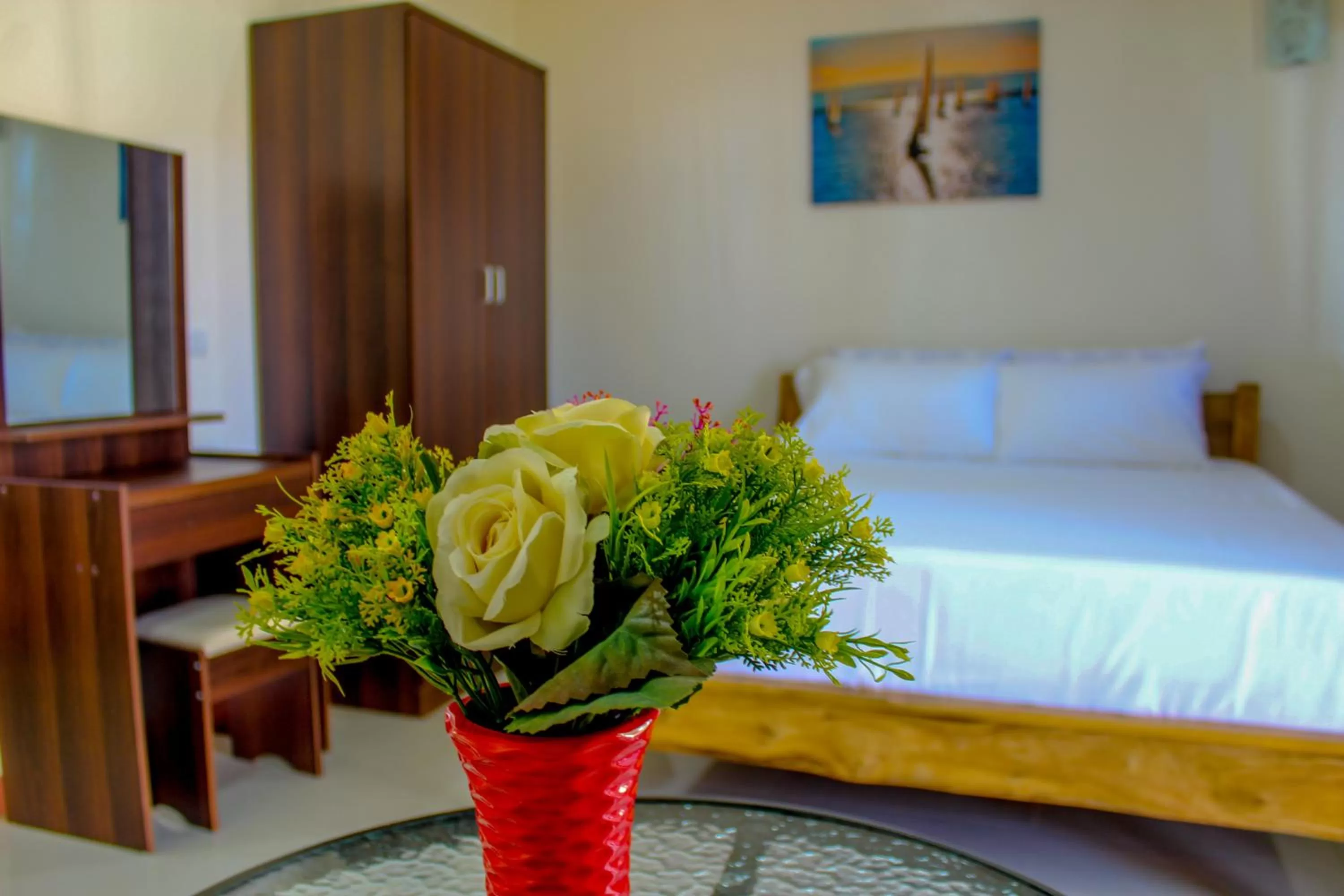 Bed in Aloha Seaside Resort