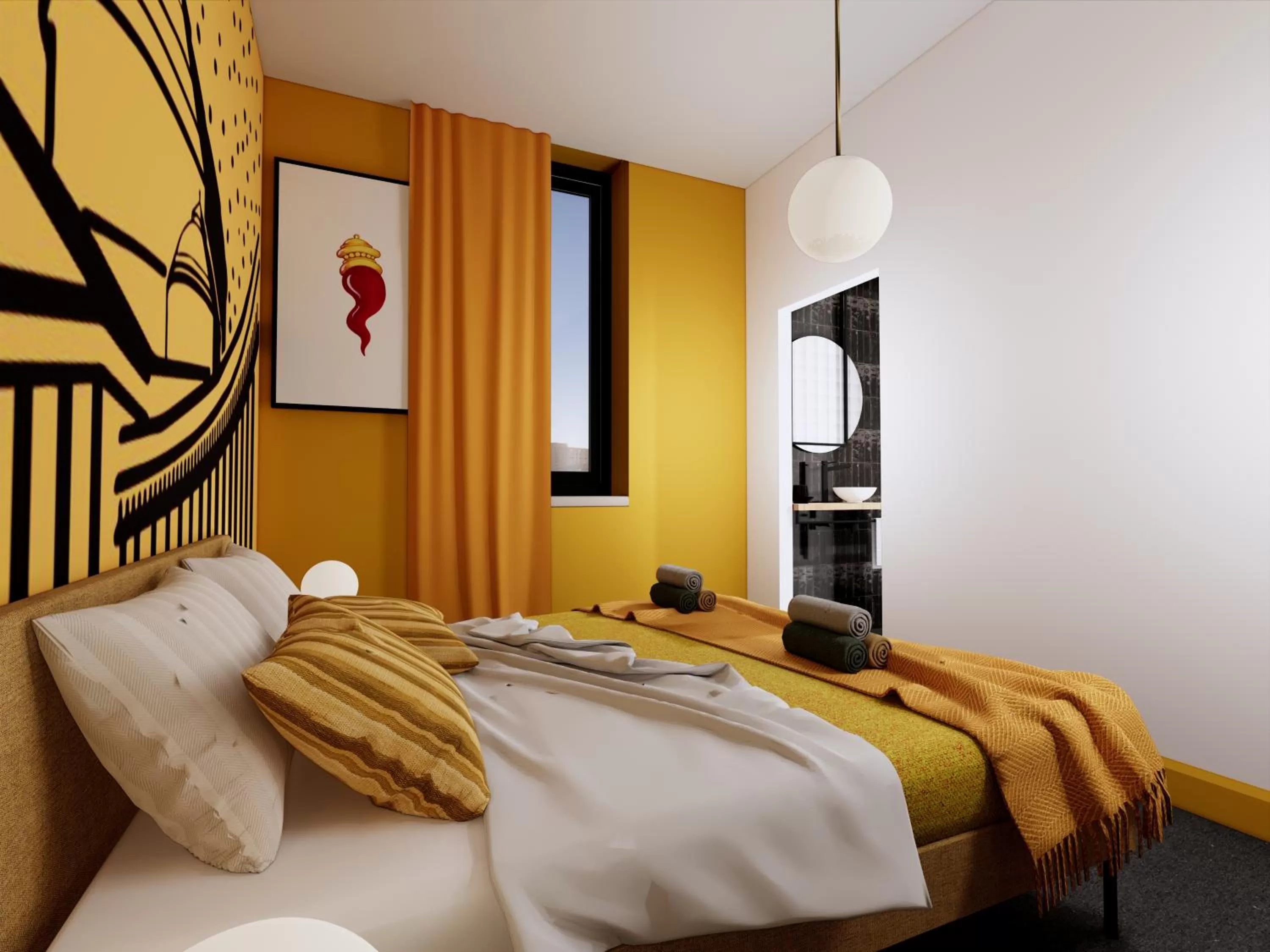 Bedroom, Bed in LH51 B&B