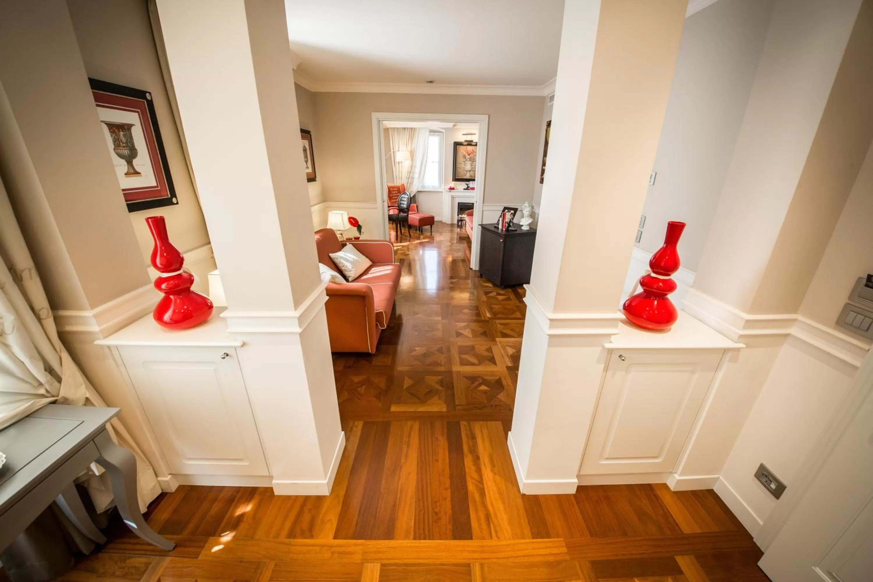 Living room in Victoria Hotel Letterario