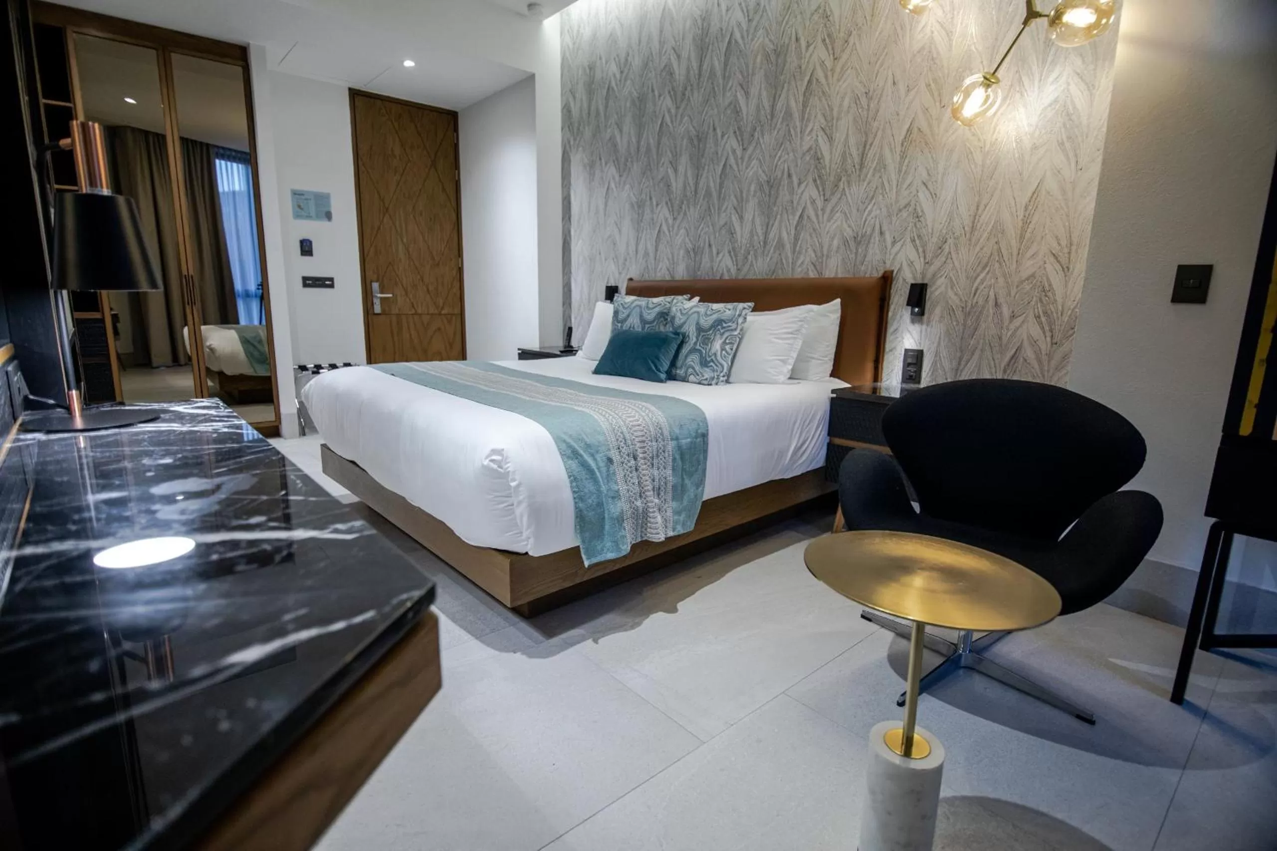 Photo of the whole room, Bed in Becquer Hotel Guadalajara