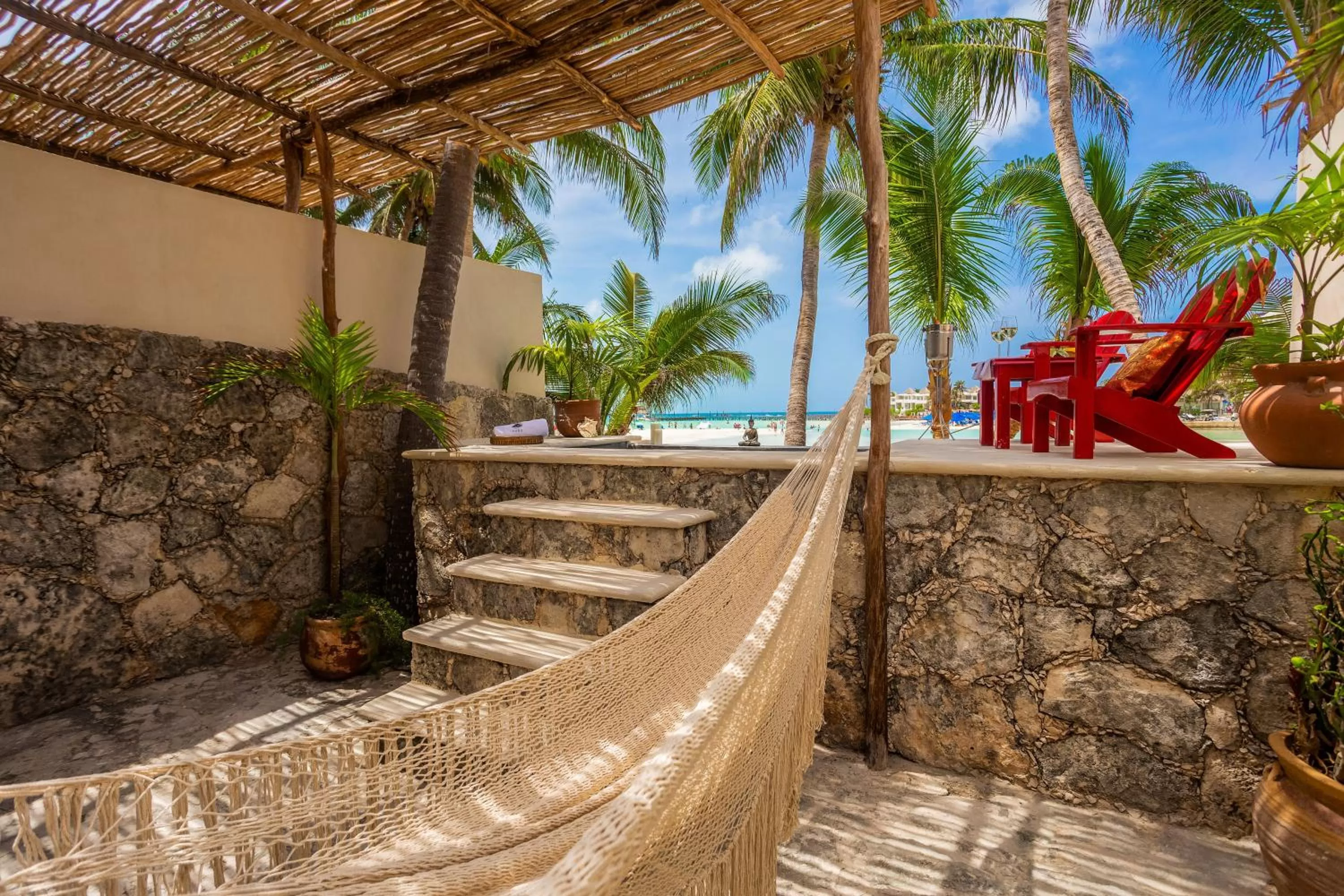 Balcony/Terrace in Lotus Beach Hotel - Adults Only