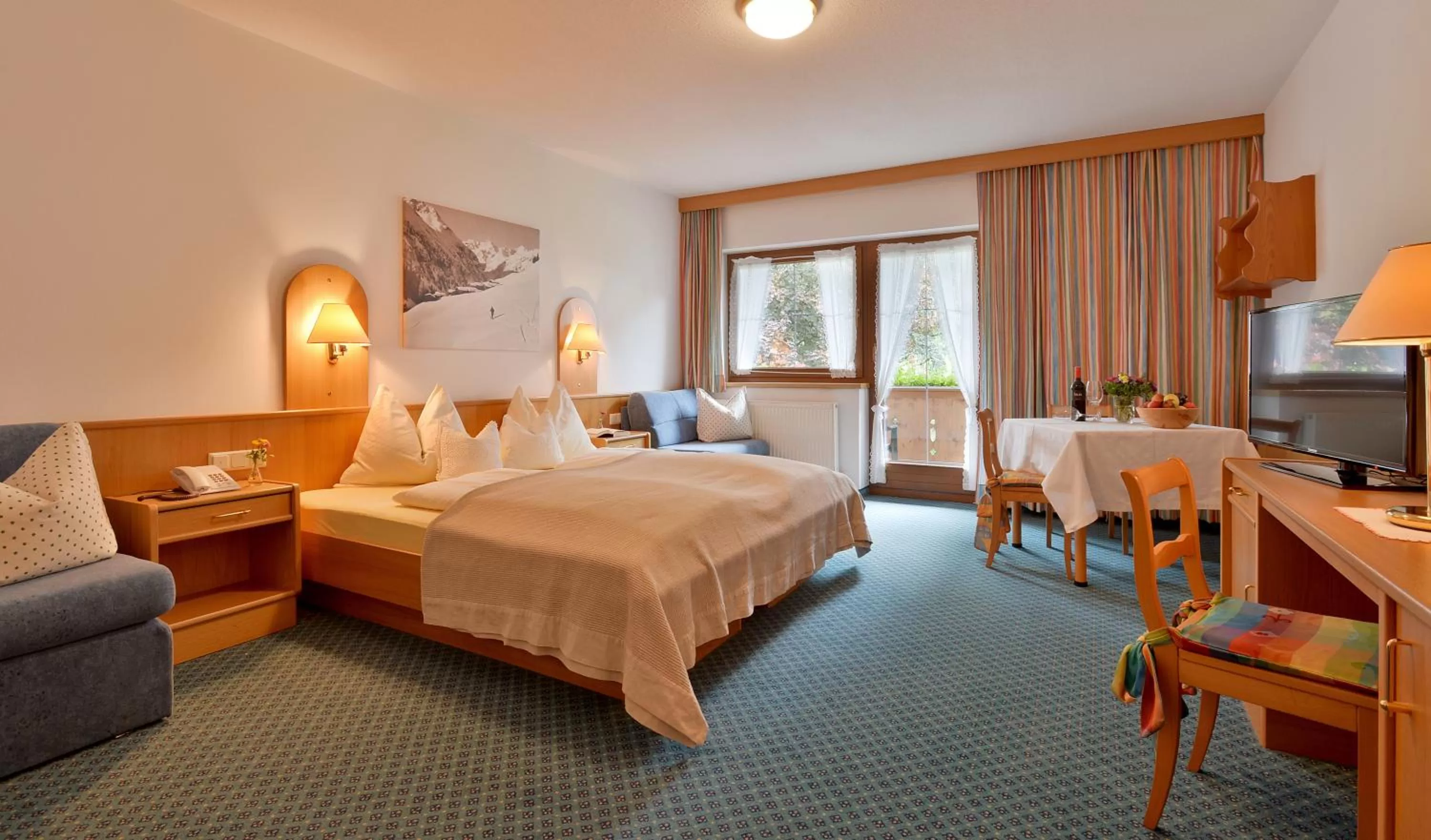 Photo of the whole room, Bed in Natur Resort RISSBACHER