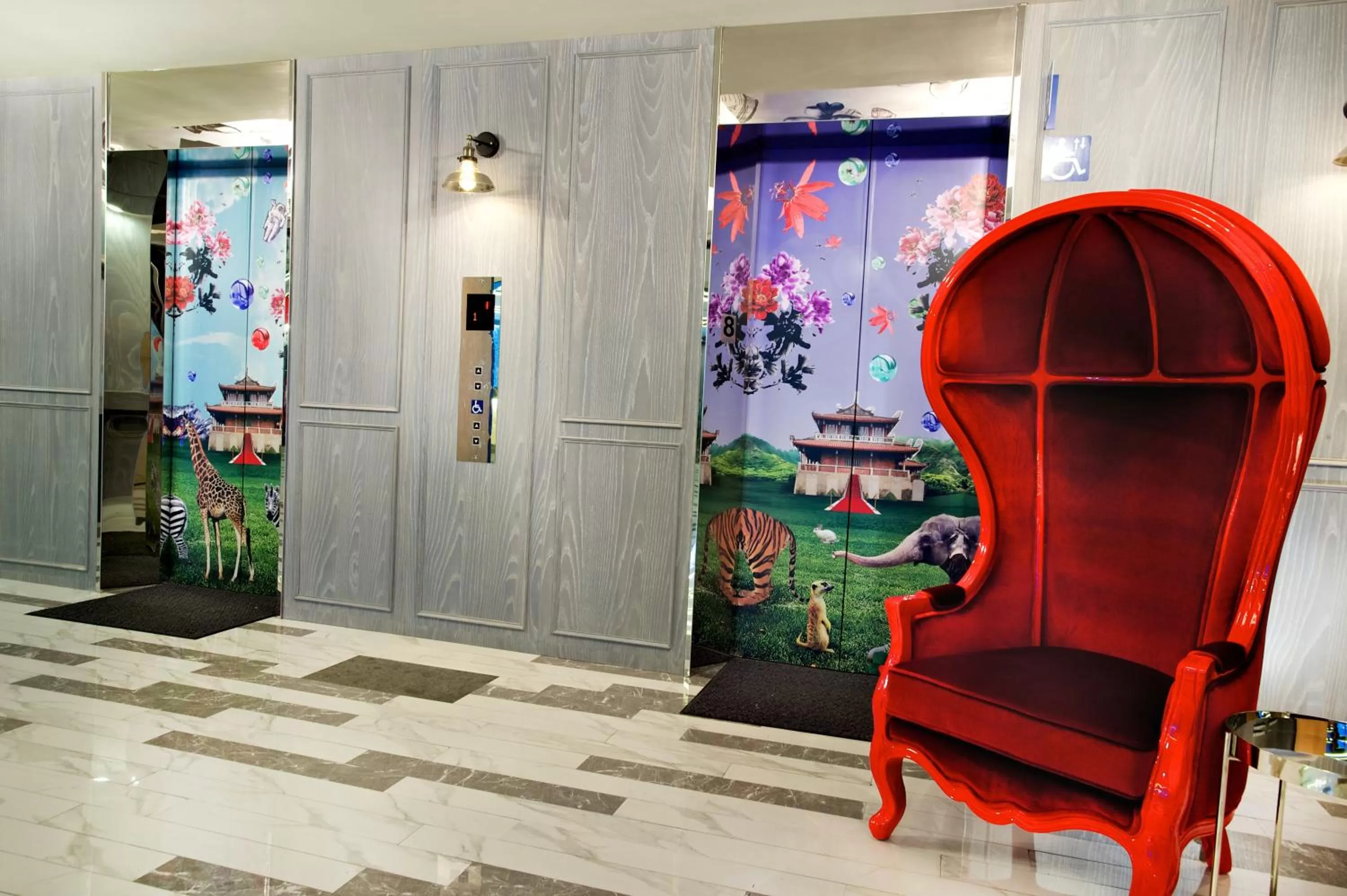 Decorative detail in FX Hotel Tainan