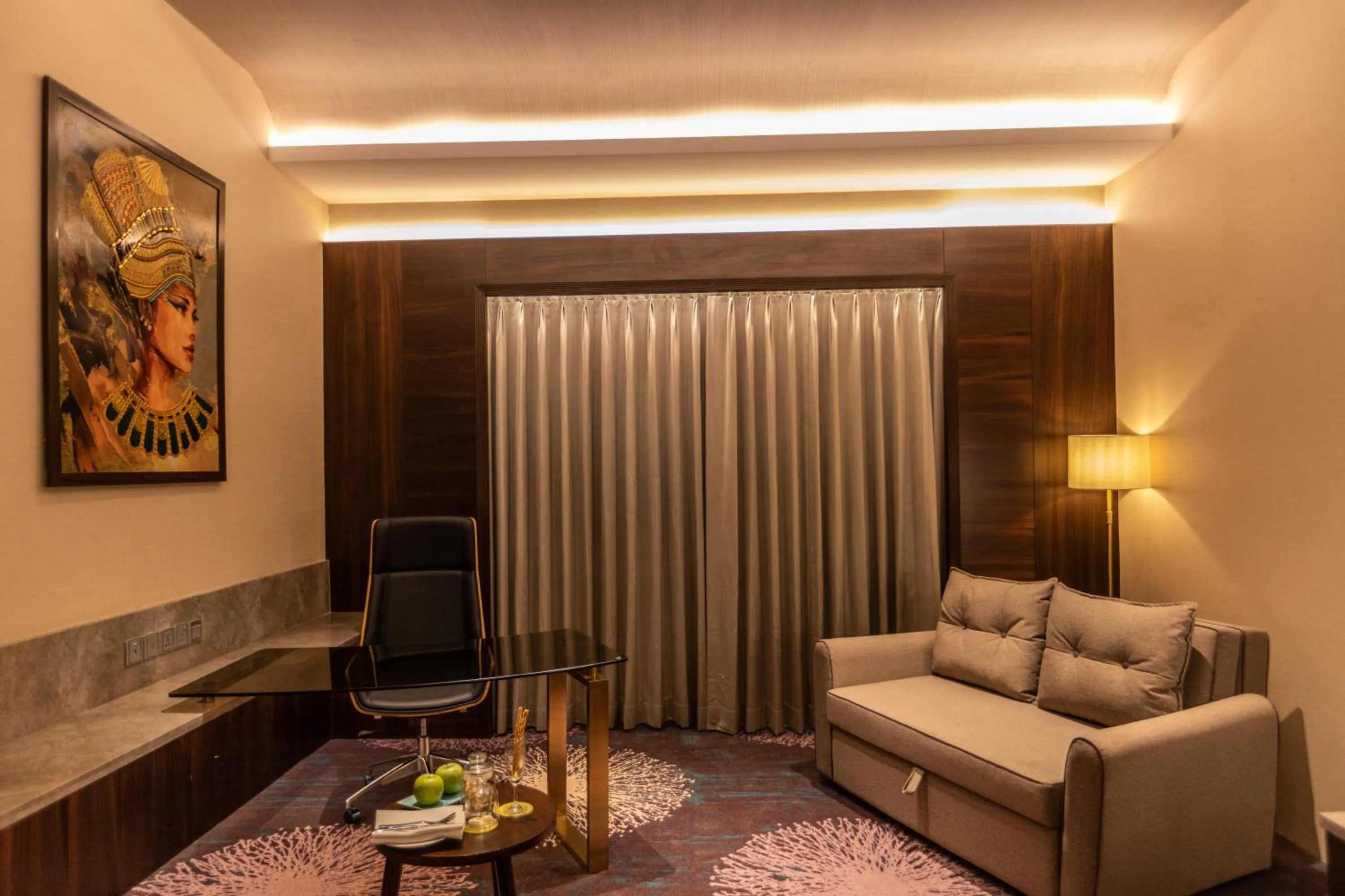 Seating area in The Corinthians Resort