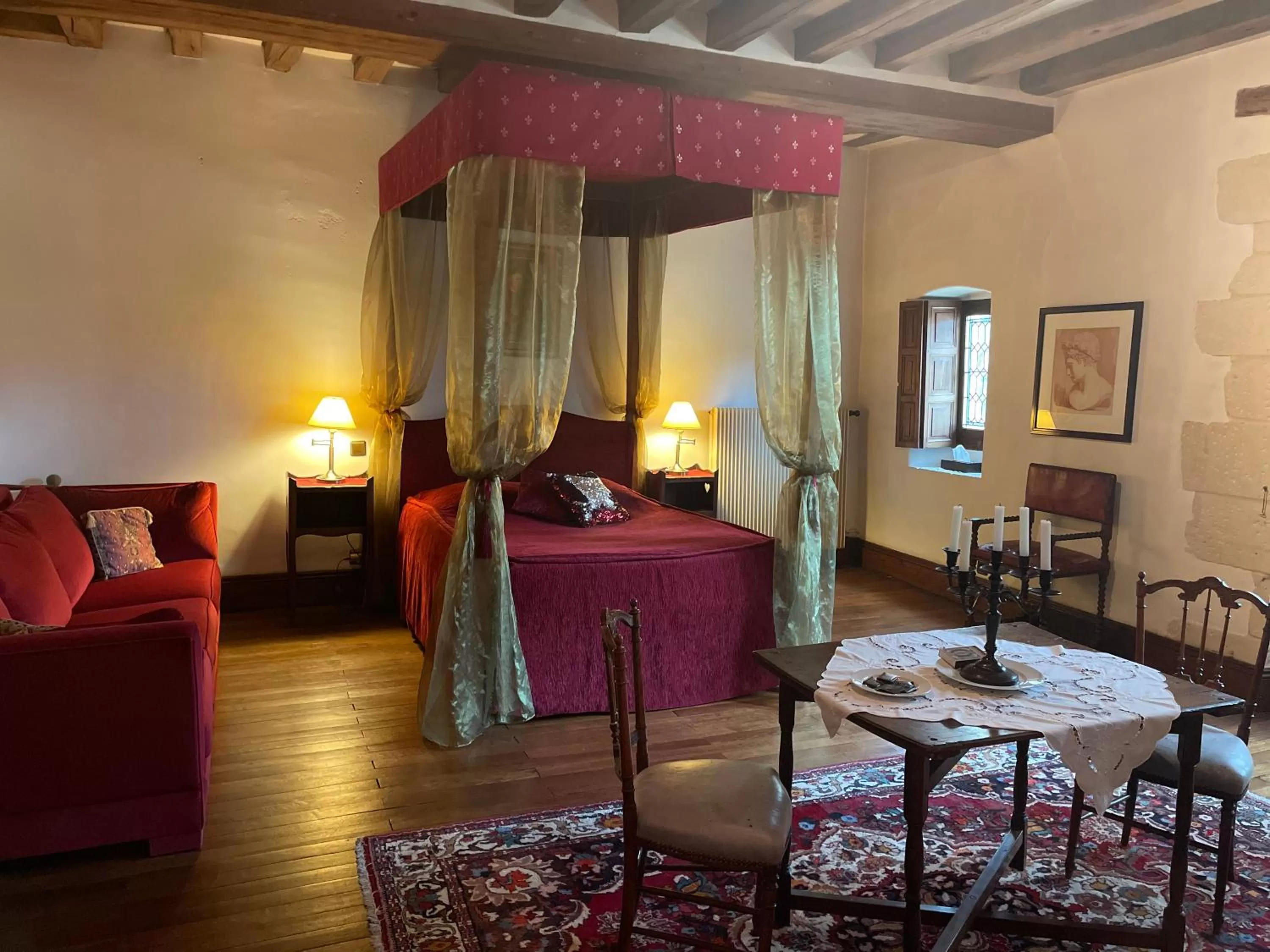 Bed in Manoir de la Rémonière